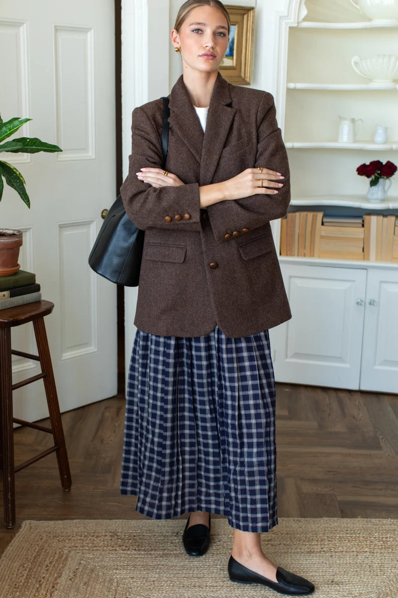 Atelier Blazer - Chestnut Wool Tweed