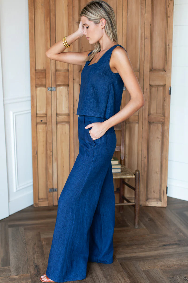 Roma Top 2 - Indigo