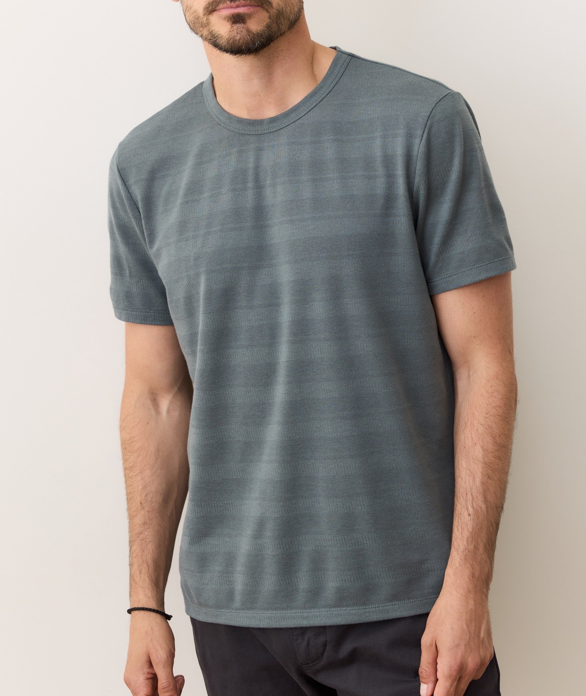Signature Jacquard Crew Tee