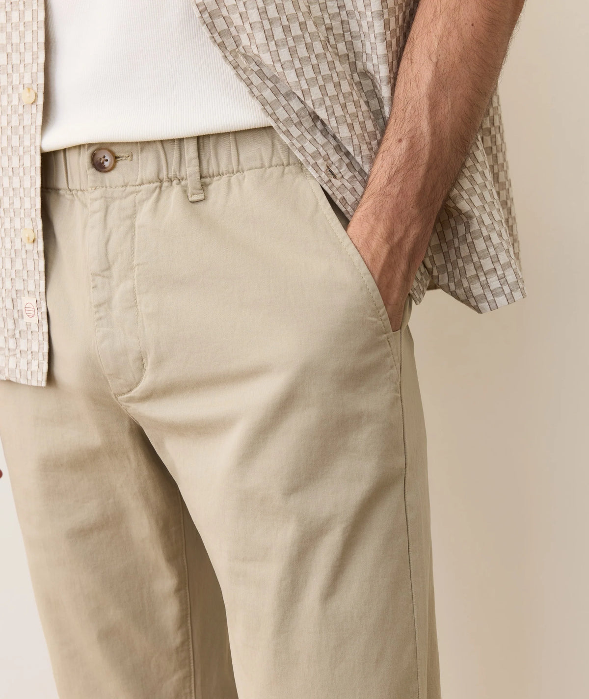 The Saturday Twill Chino - Slim Straight - Light Khaki