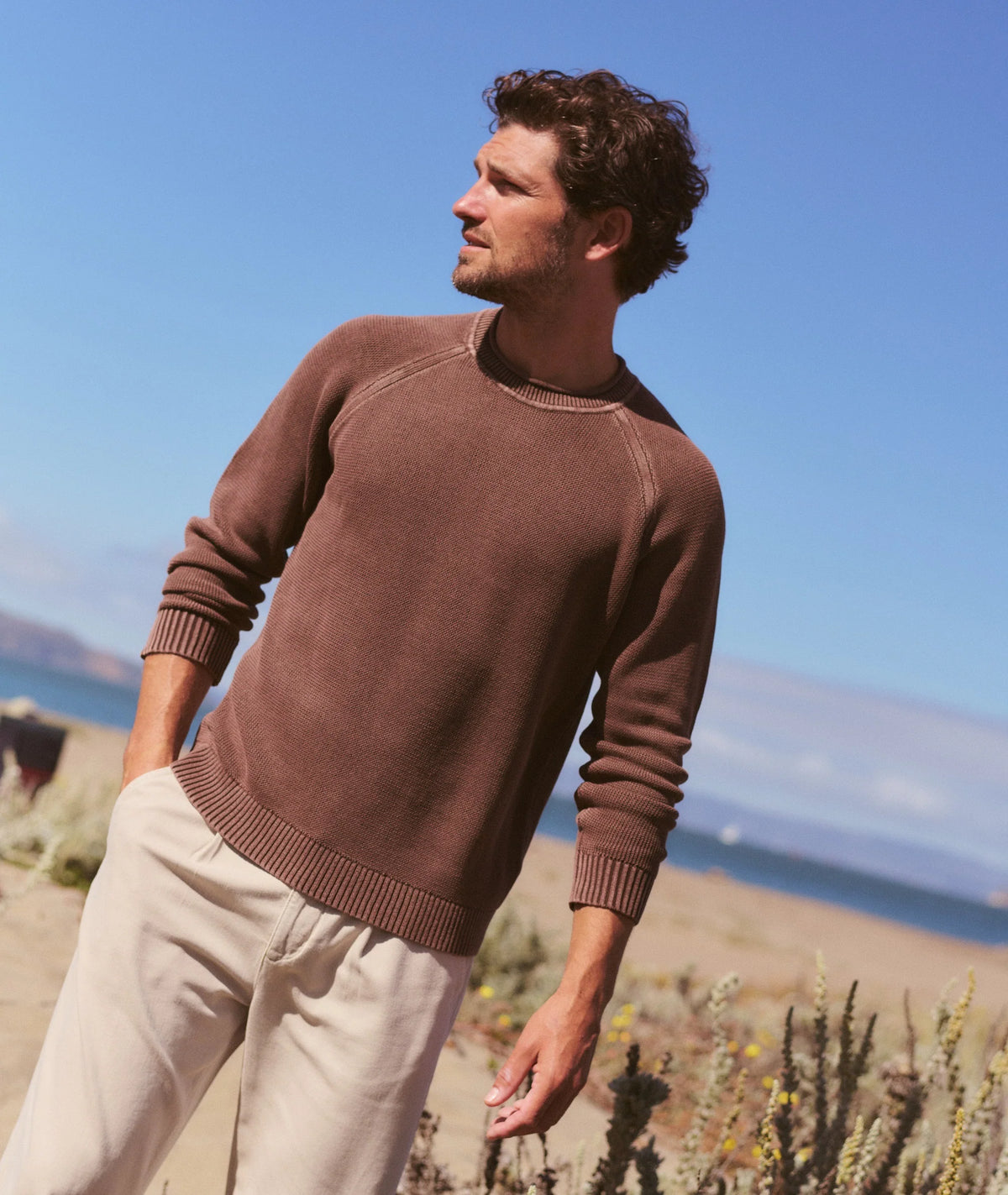 Noah Roll Neck Sweater - Java
