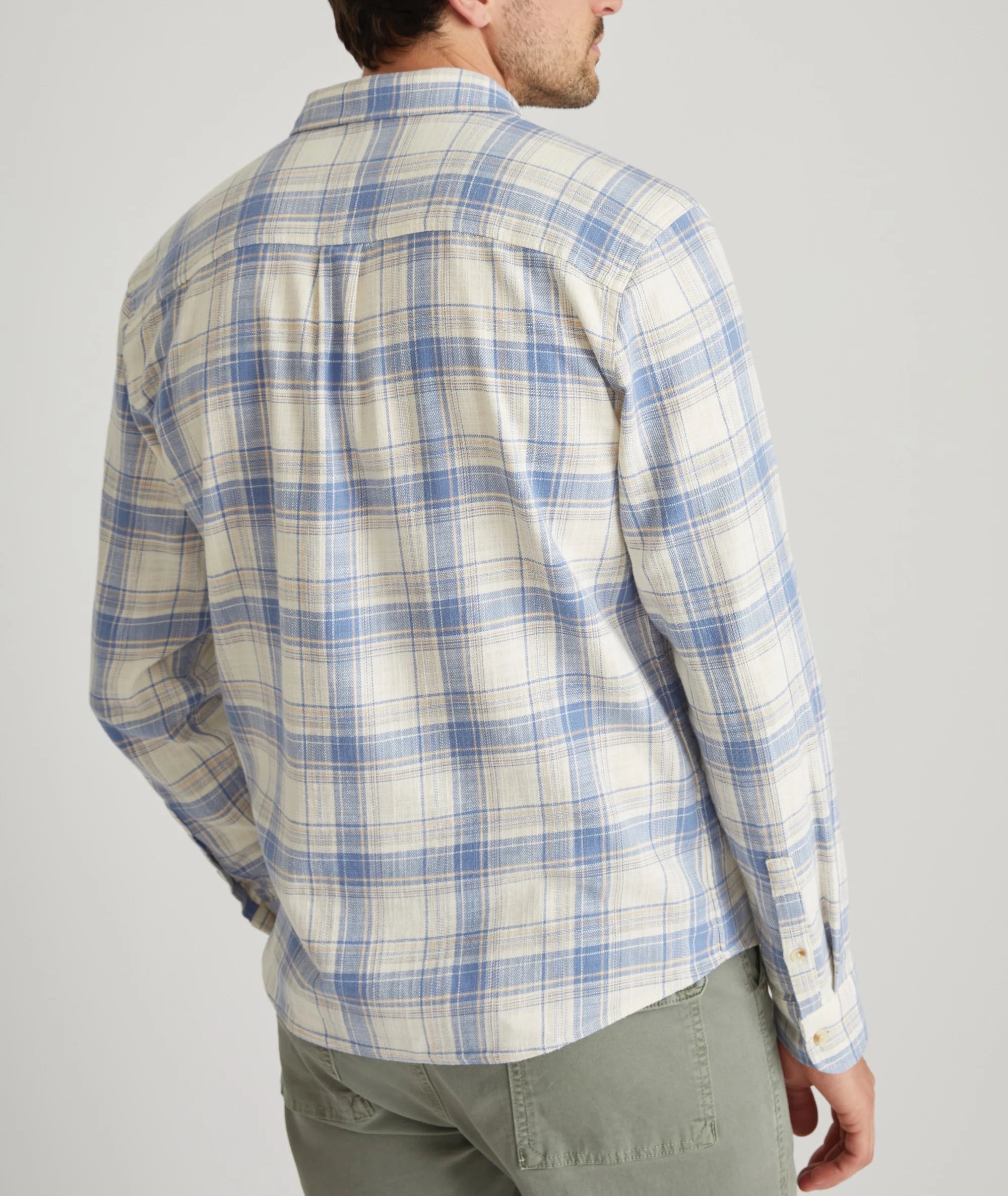 Stretch Selvage Long Sleeve Shirt