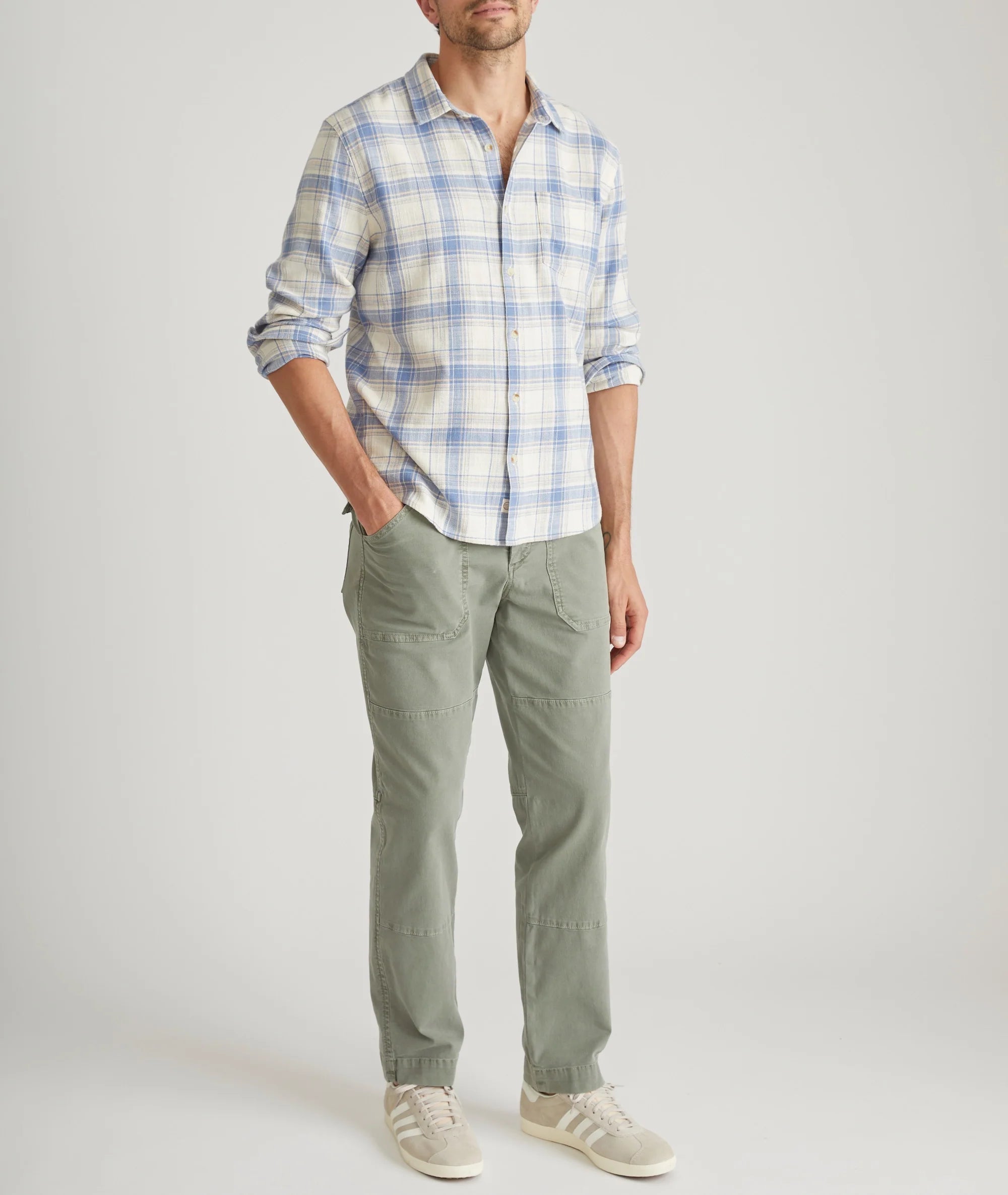 Stretch Selvage Long Sleeve Shirt
