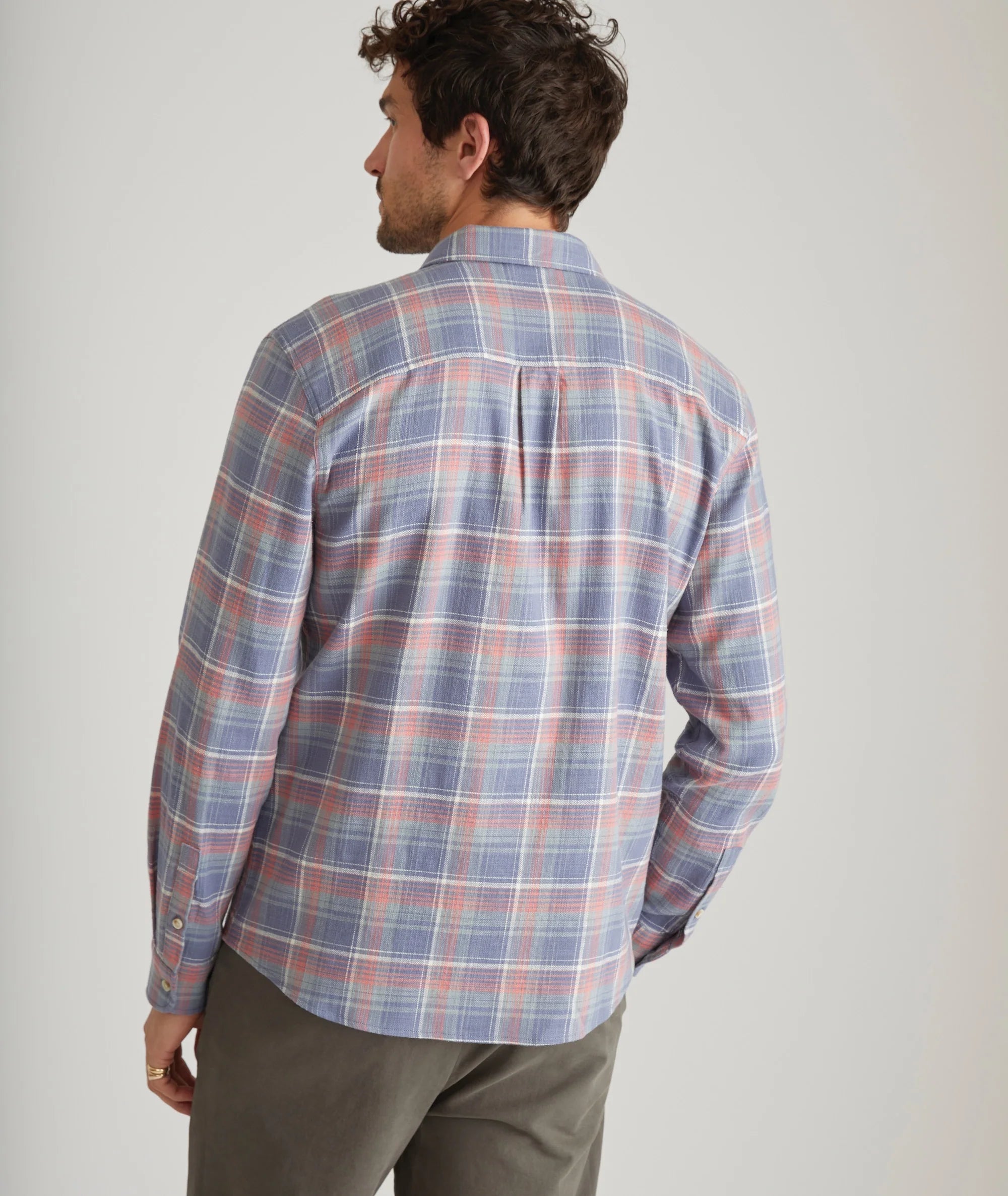 Stretch Selvage Long Sleeve Shirt