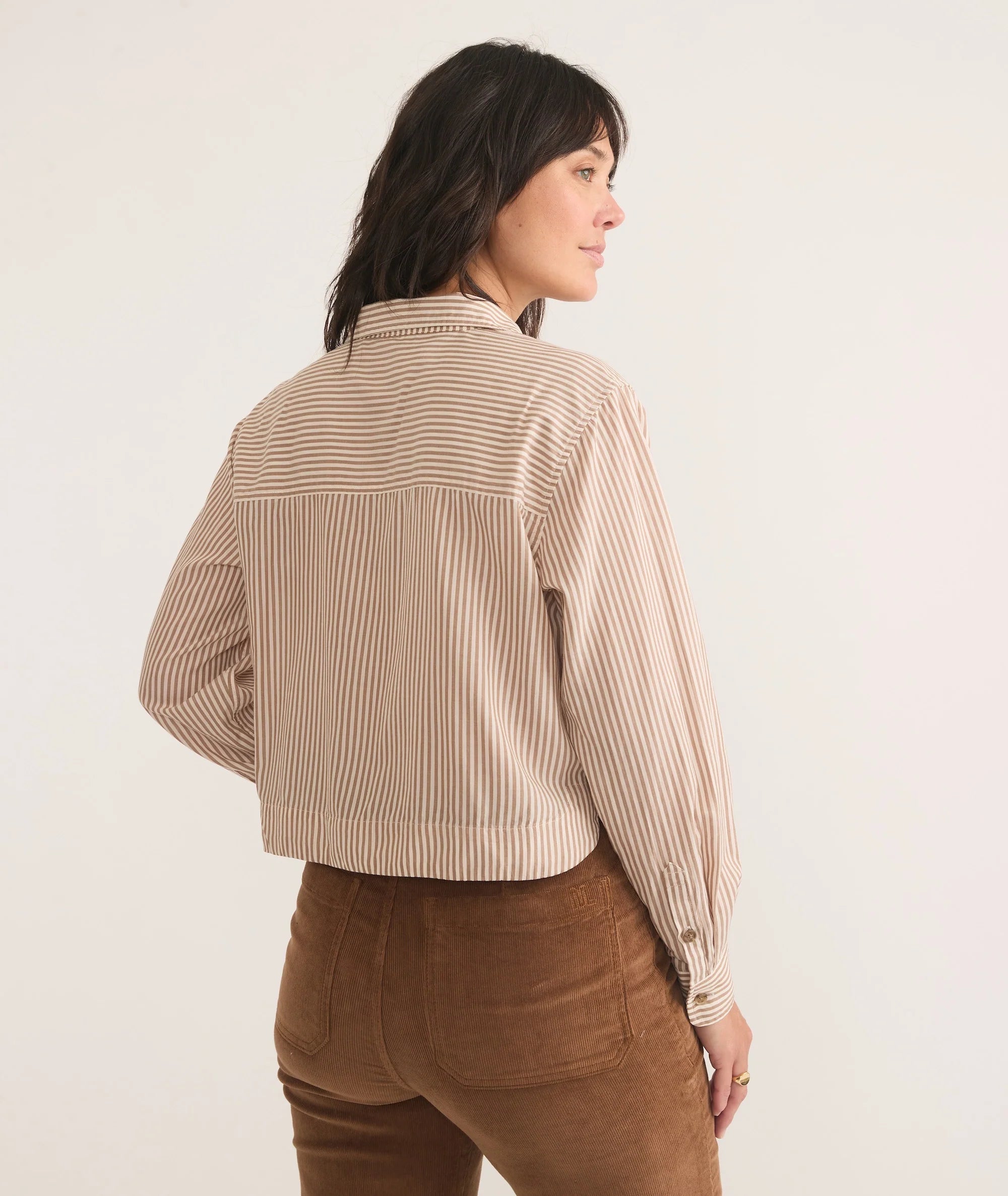 Mila Straight Hem Button Down