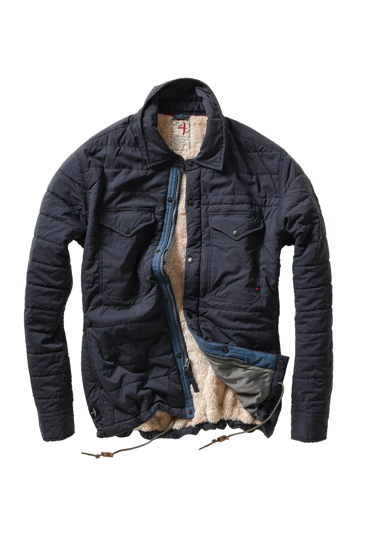 Quilted Superfleece Jacket - Navy