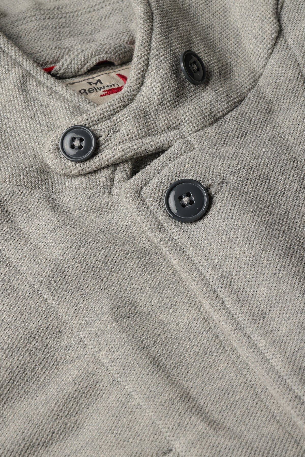 Pique Trap Blazer - Cement Heather