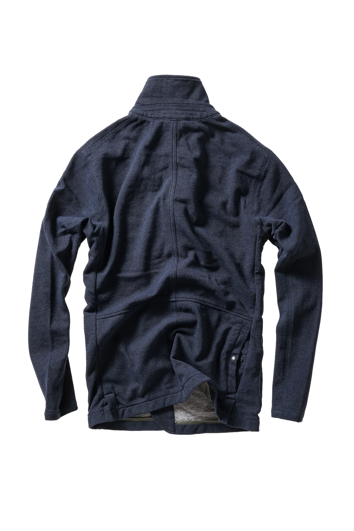 Pique Trap Blazer - Navy