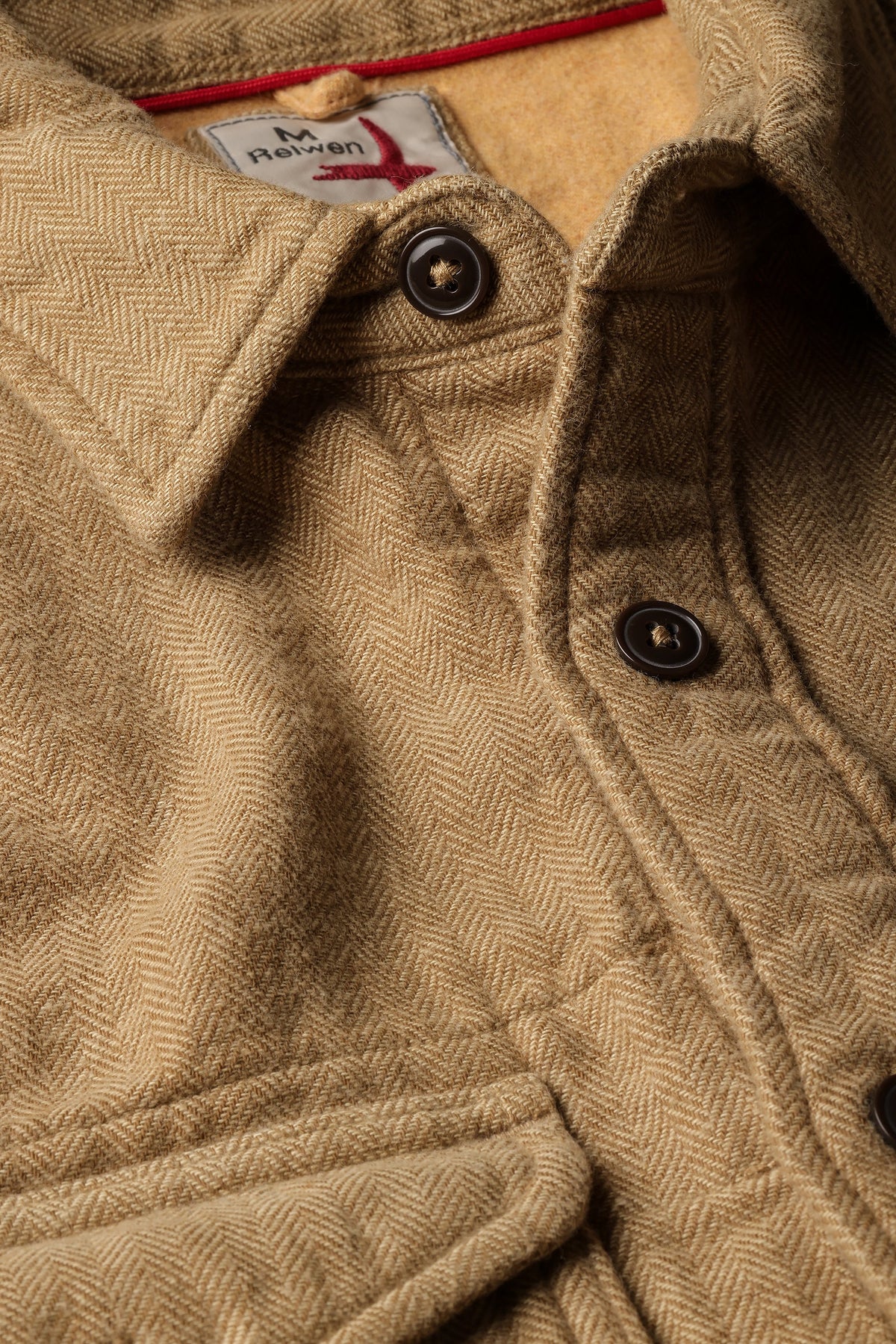 Utility Workshirt - Cornmeal Herringbone