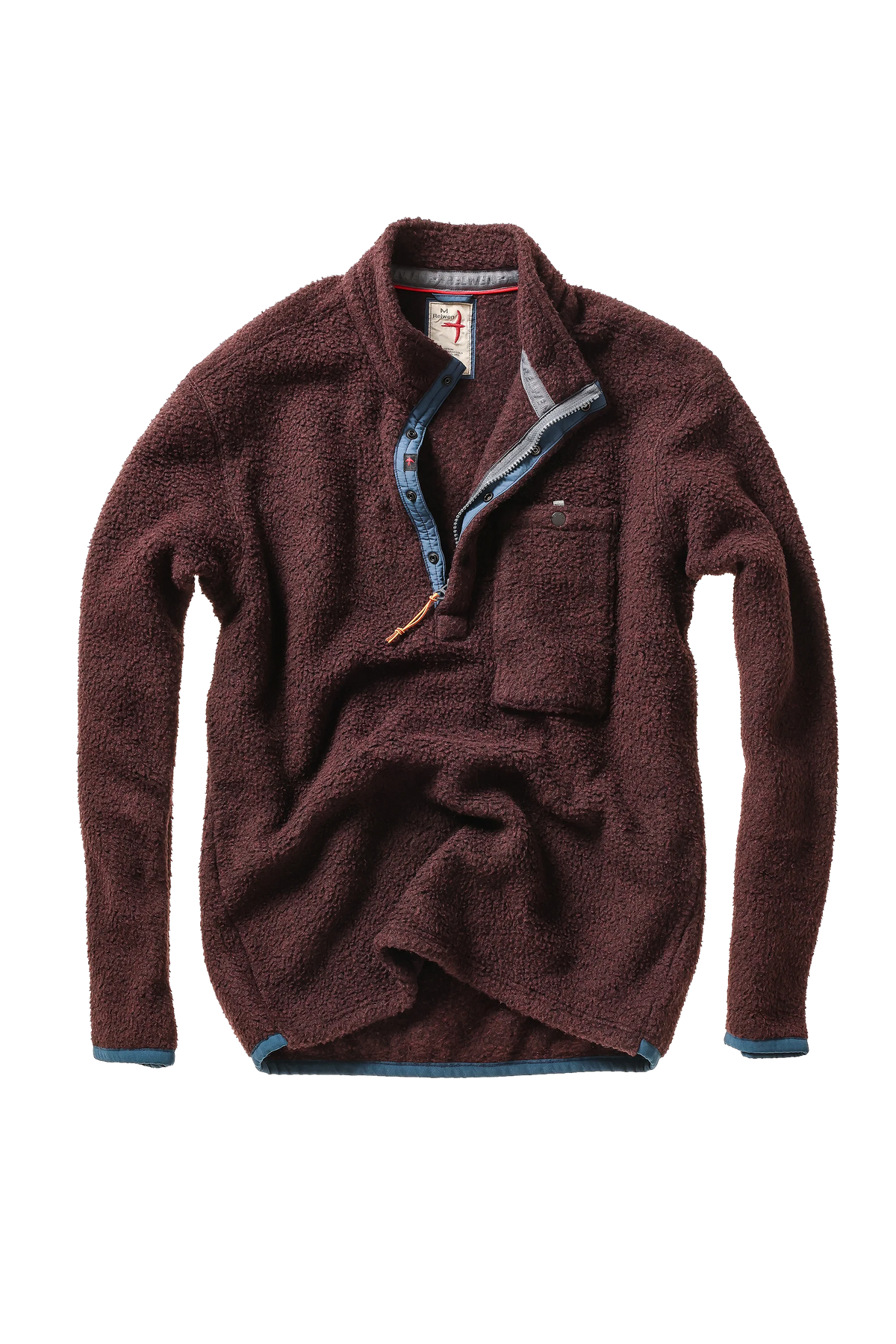 Wooly Shag Snap-Zip - Blackberry Marl