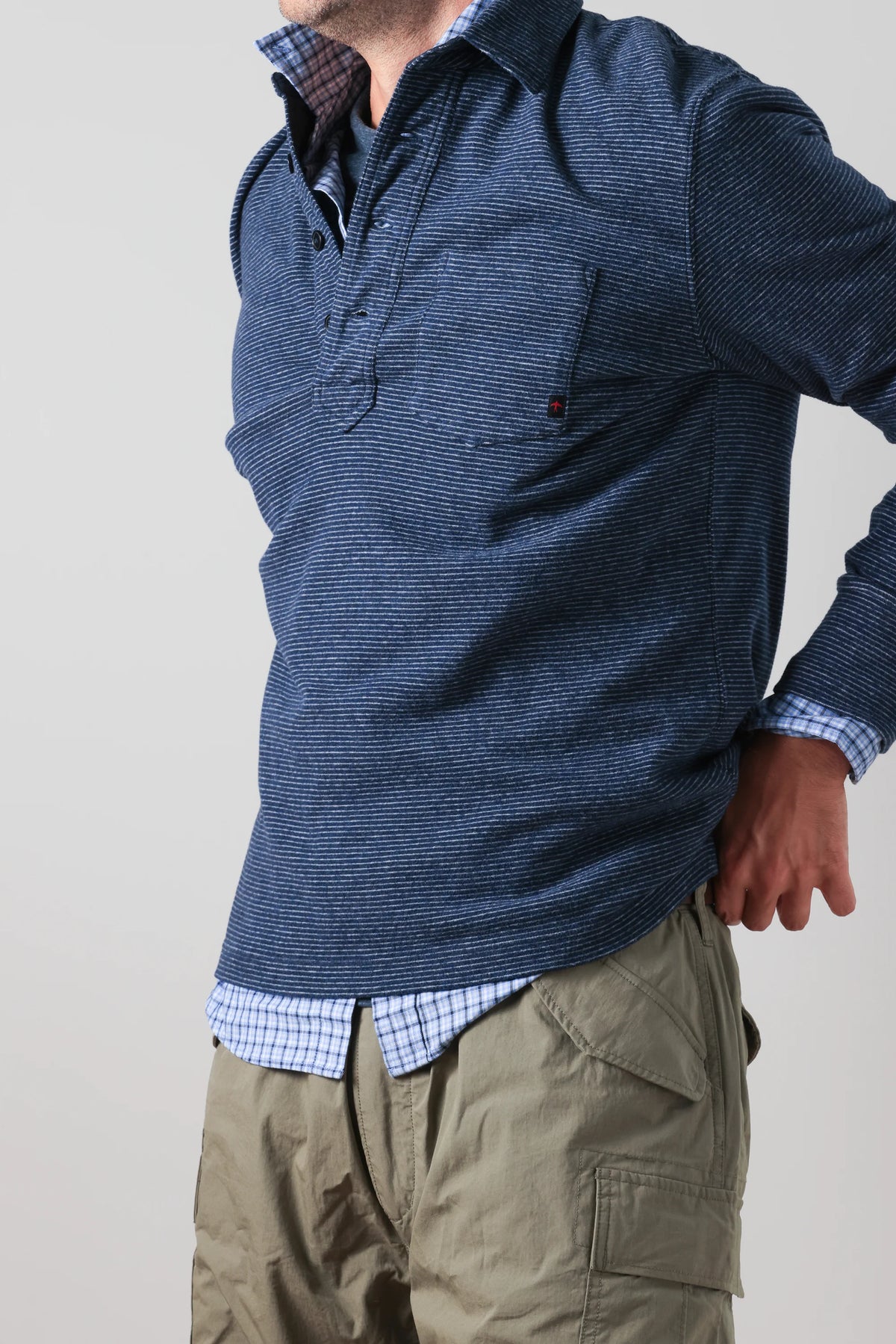 Mariner Polo - Navy Stripe