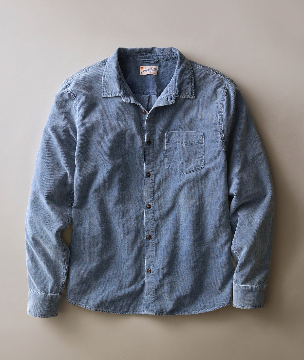 Lightweight Corduroy Shirt - Indigo
