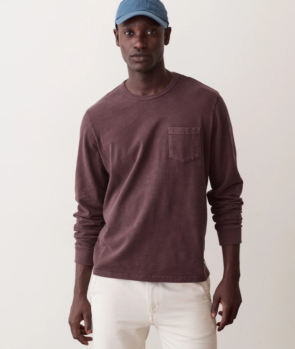 Luxe Slub Pocket Tee - Java