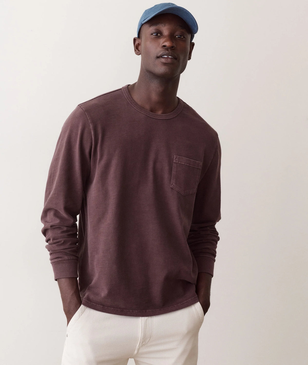 Luxe Slub Pocket Tee - Java