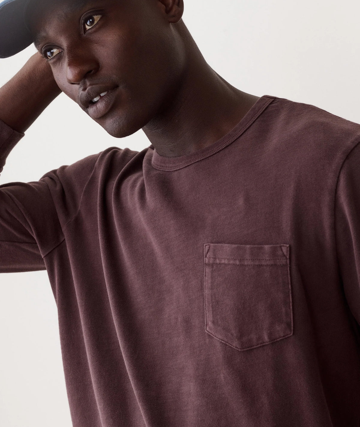 Luxe Slub Pocket Tee - Java