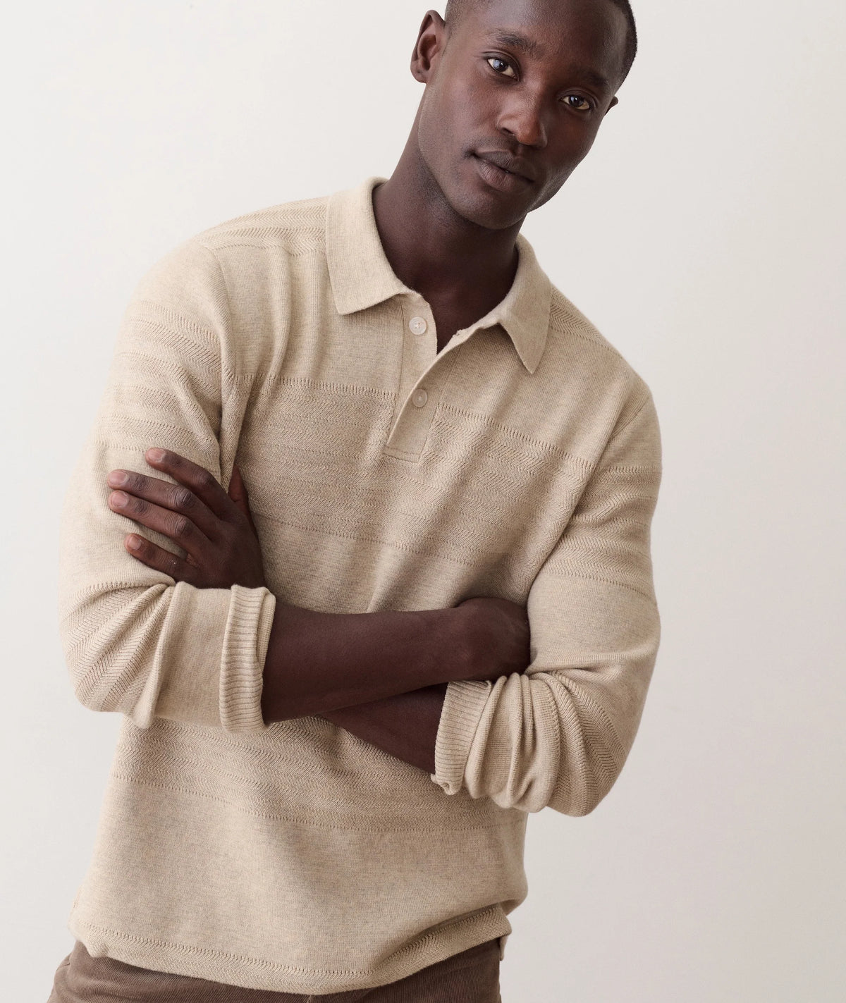 Rugby Sweater Polo - Driftwood