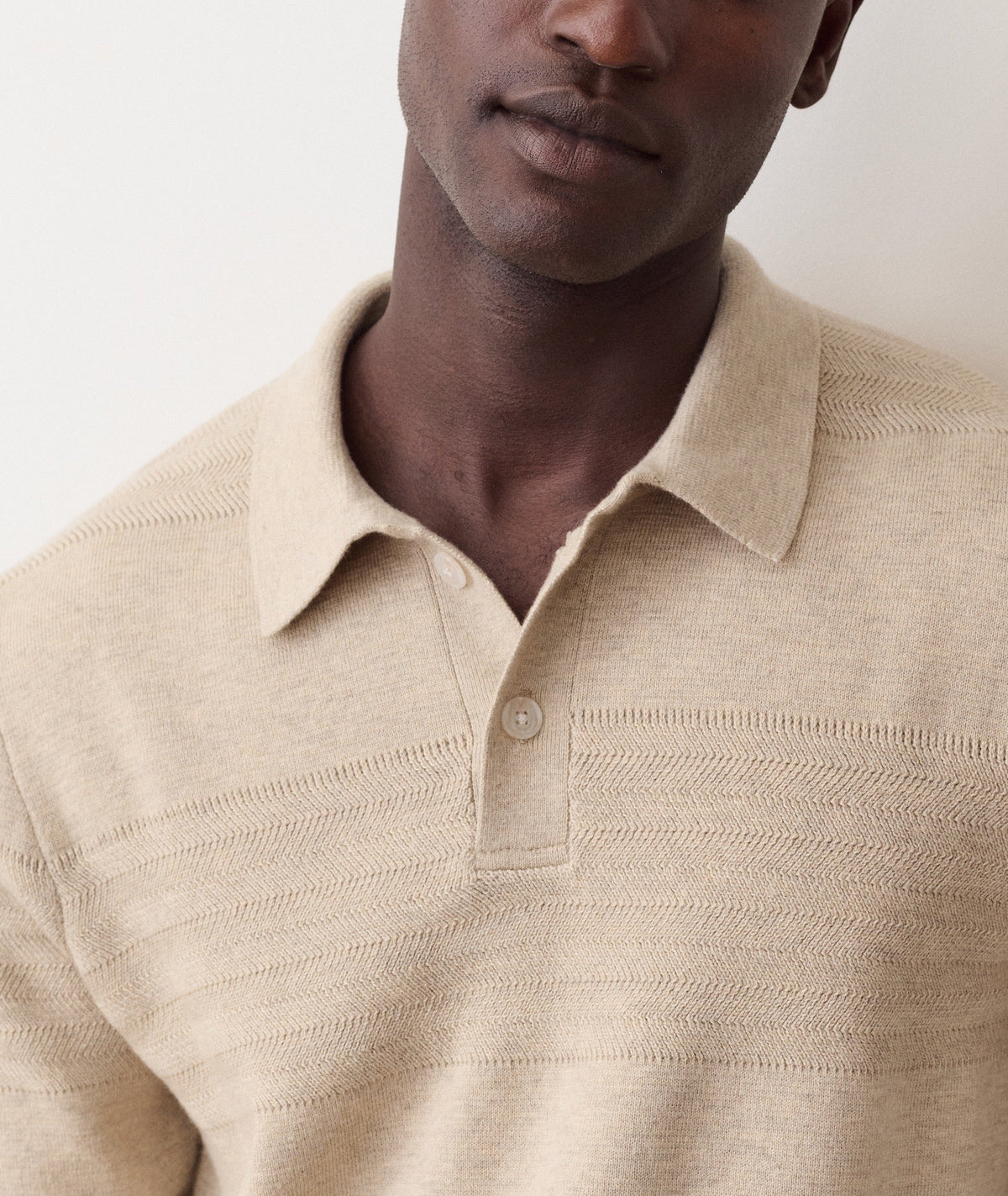 Rugby Sweater Polo - Driftwood