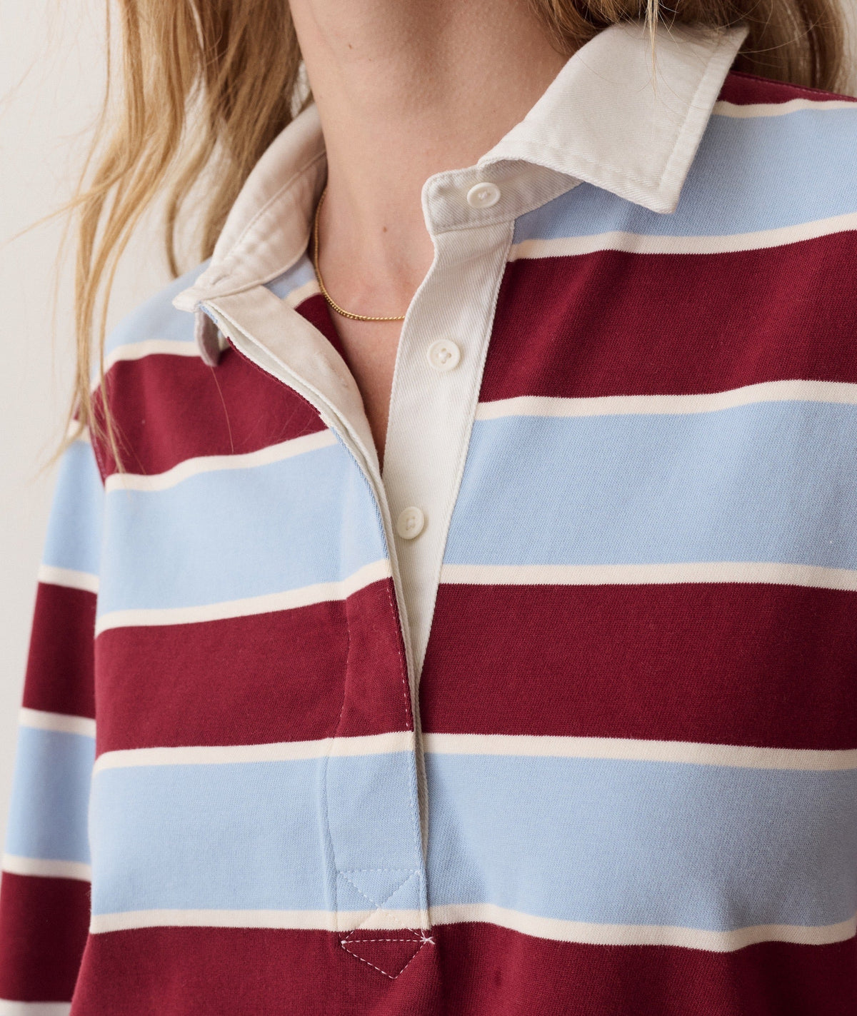Dream Jersey Rugby Polo - Sky & Cabernet