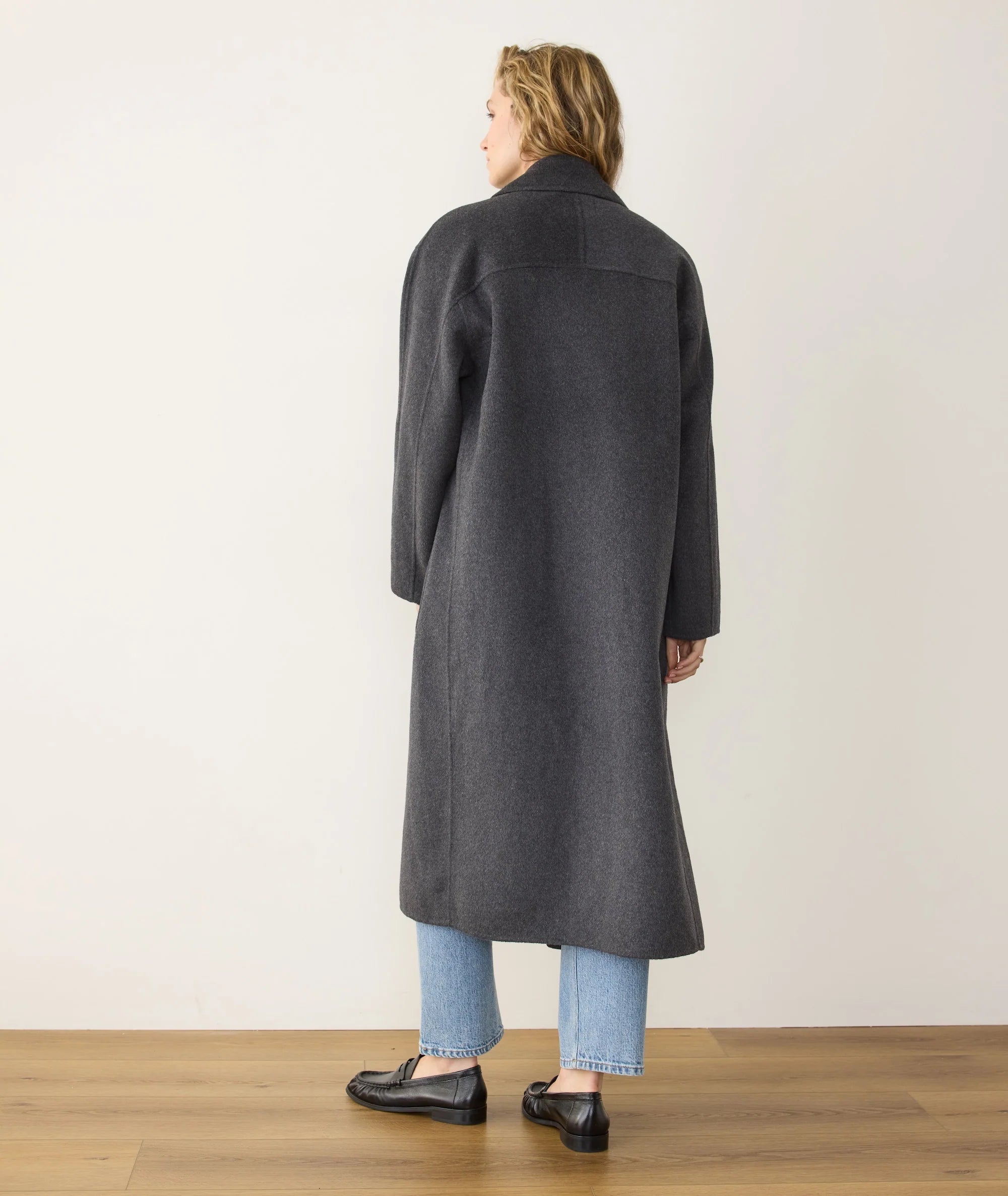 Colette Wool Topcoat - Charcoal Heather