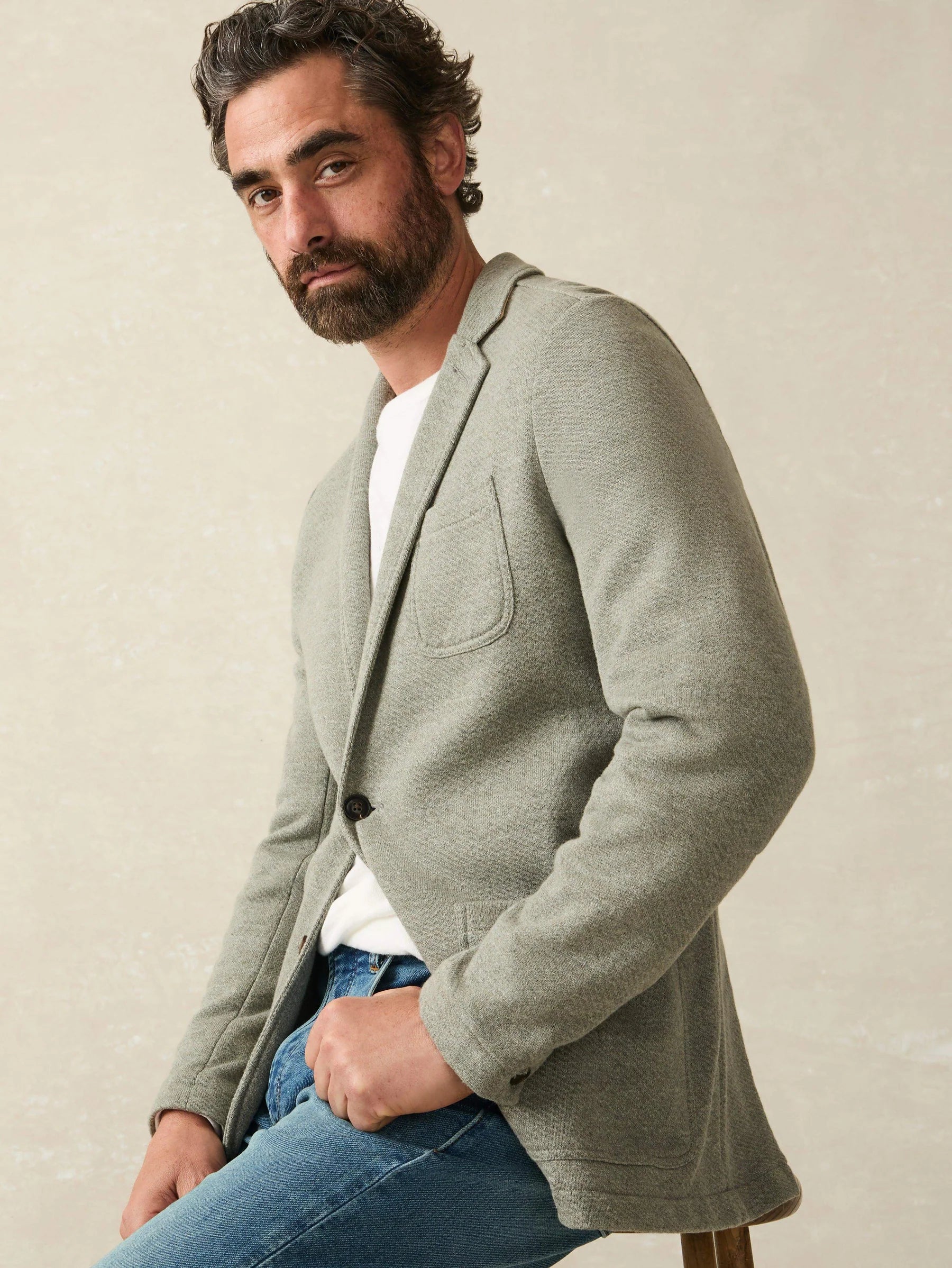 Inlet Knit Blazer