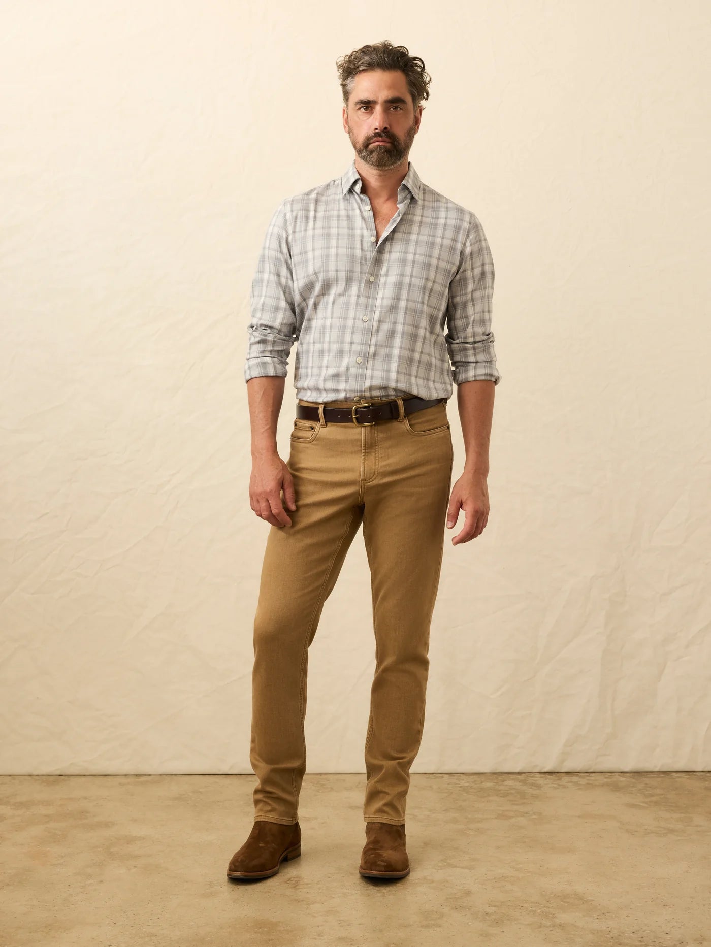 Stretch Terry 5-Pocket Pants
