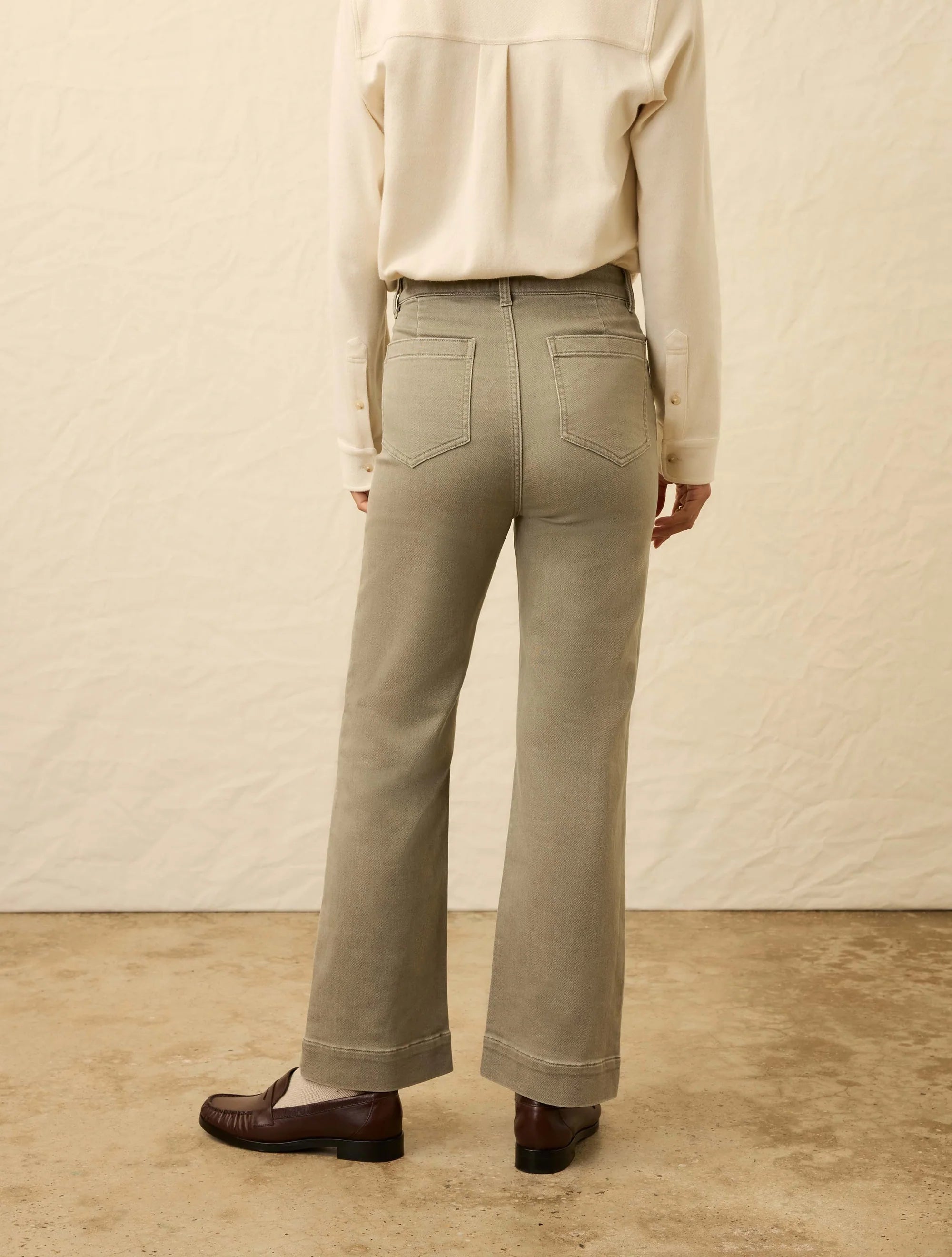 Stretch Terry Harbor Ankle Pant