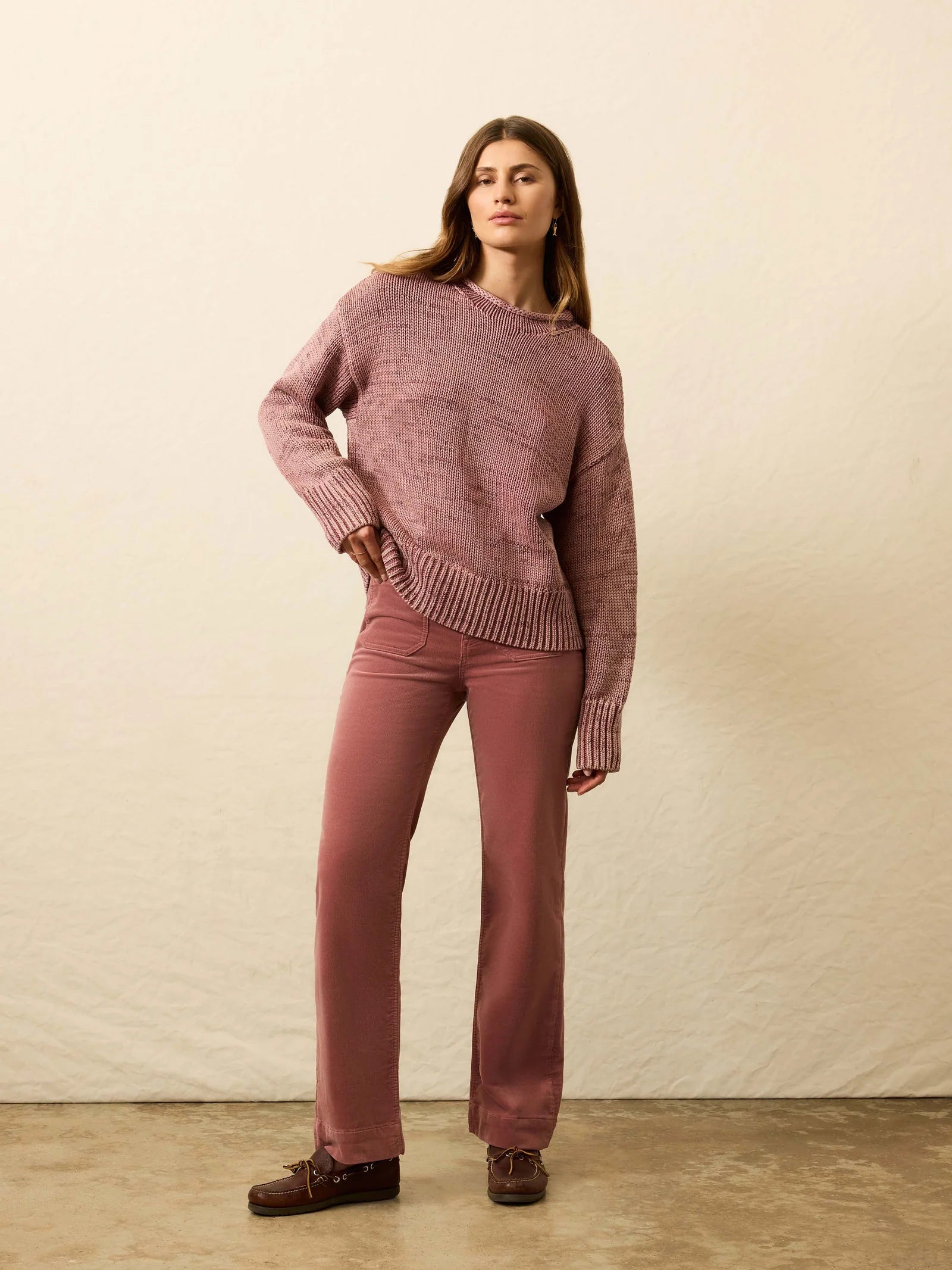 Stretch Terry Cord Patch Pocket Pant