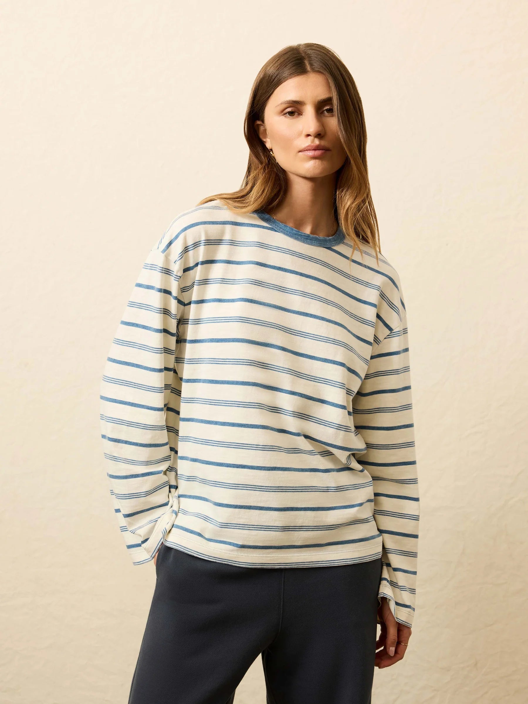 Sunwashed Long Sleeve Retro Tee