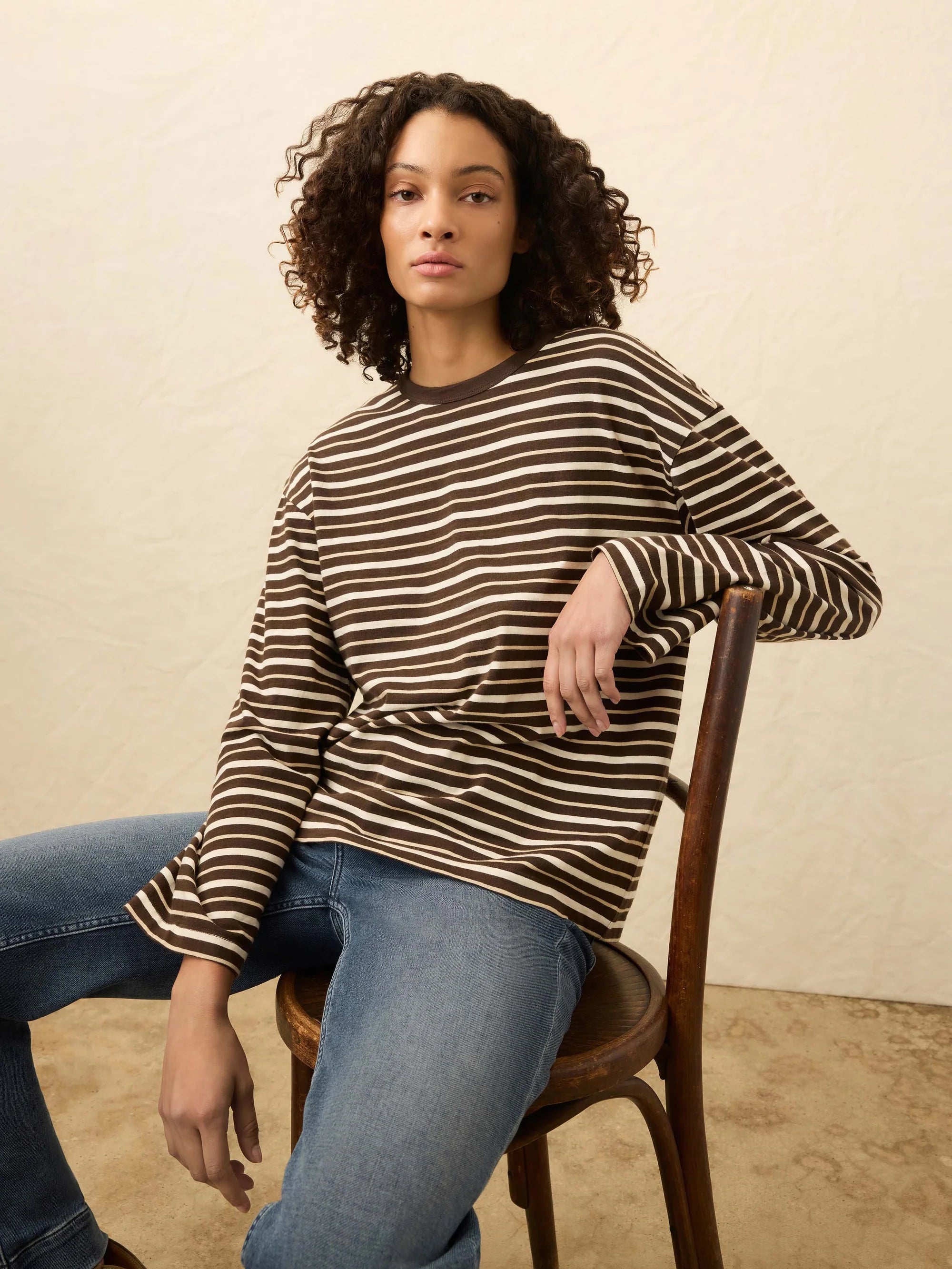 Sunwashed Long Sleeve Retro Tee