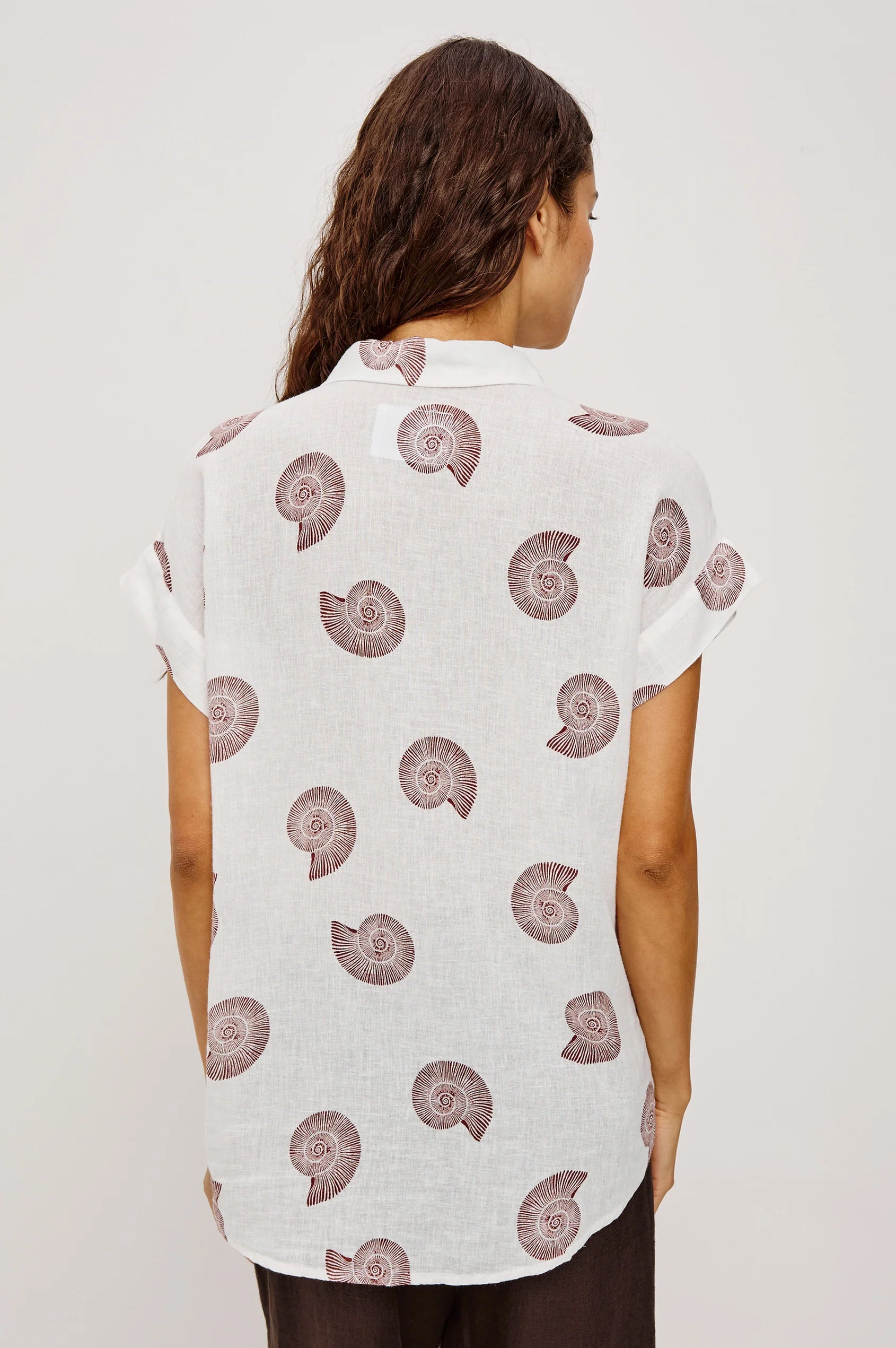 Farrah Shirt - Spiral Shells