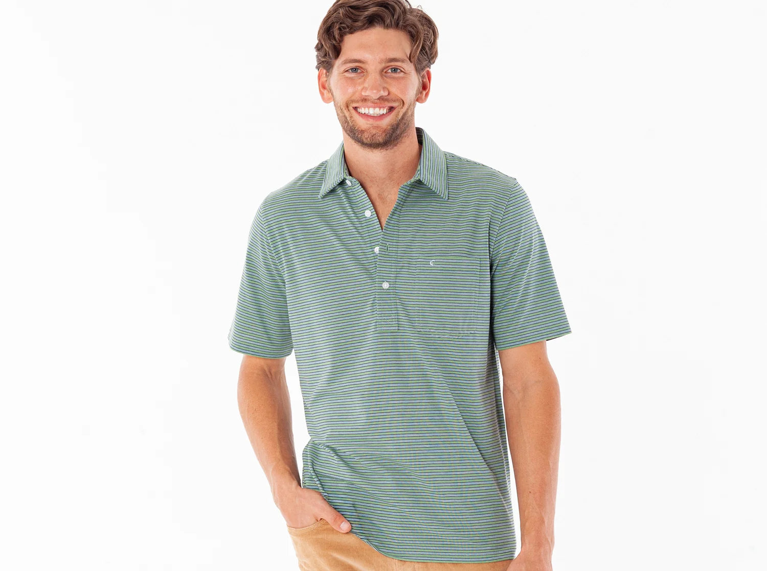 Performance Players Shirt - Fremont Green Stripe