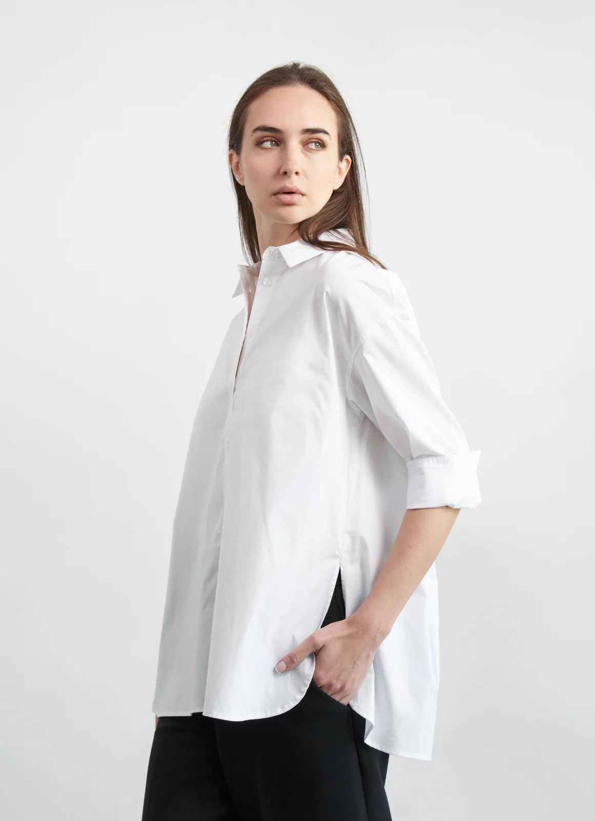 Ricky Relaxed Shirt - White