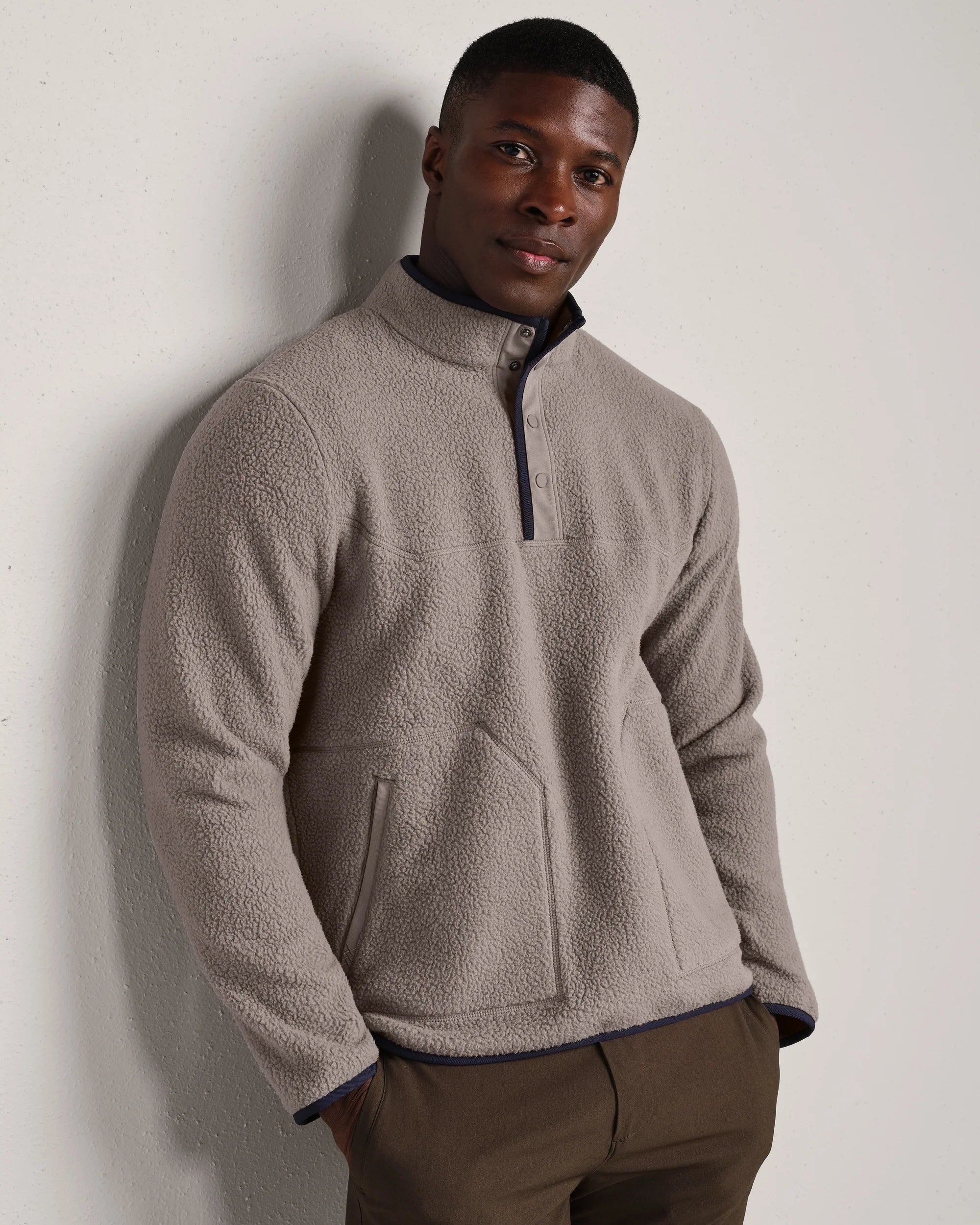Fairbanks Fleece Pullover - Foggy Taupe