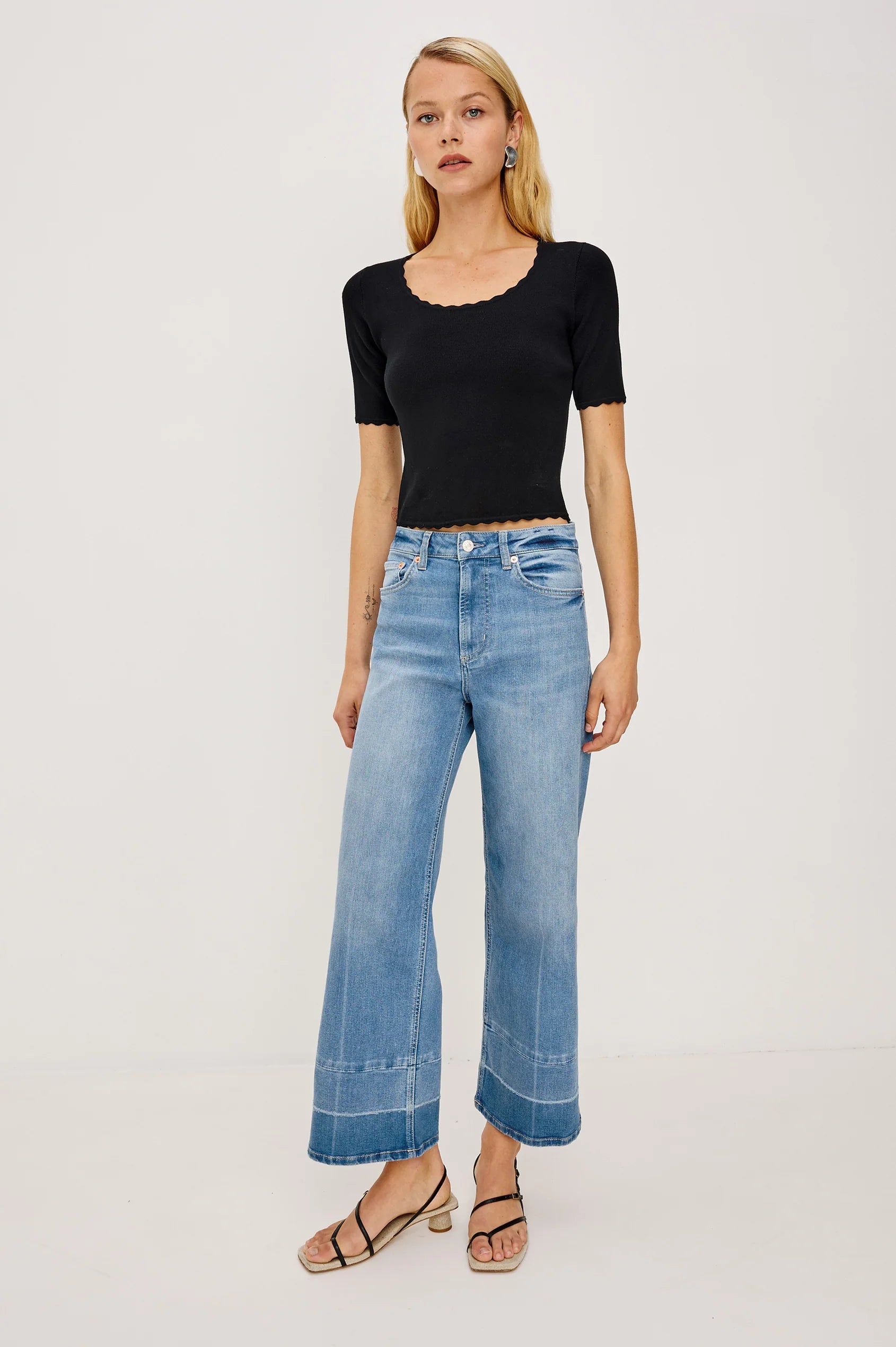 Getty Crop Wide Leg - Independence