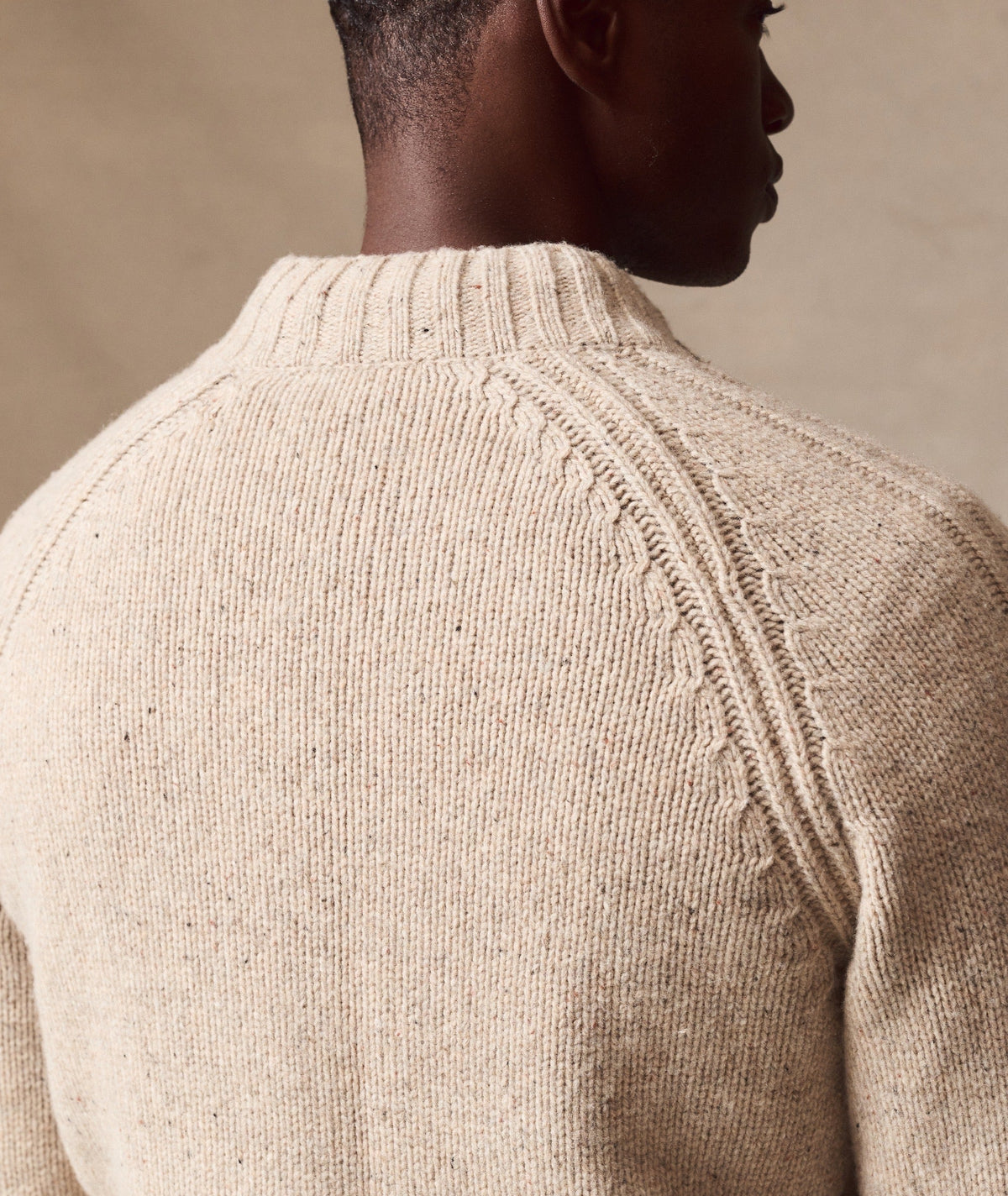 Coastal Merino Quarter Zip - Ryewater
