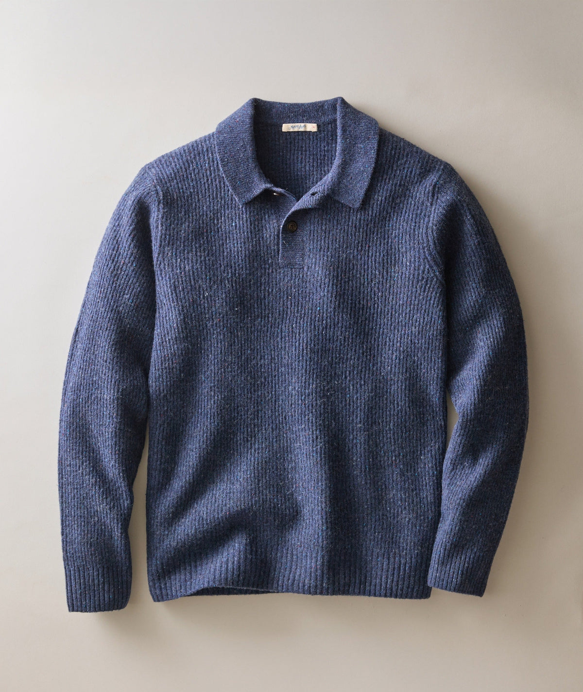 Coastal Merino Sweater Polo - Spey