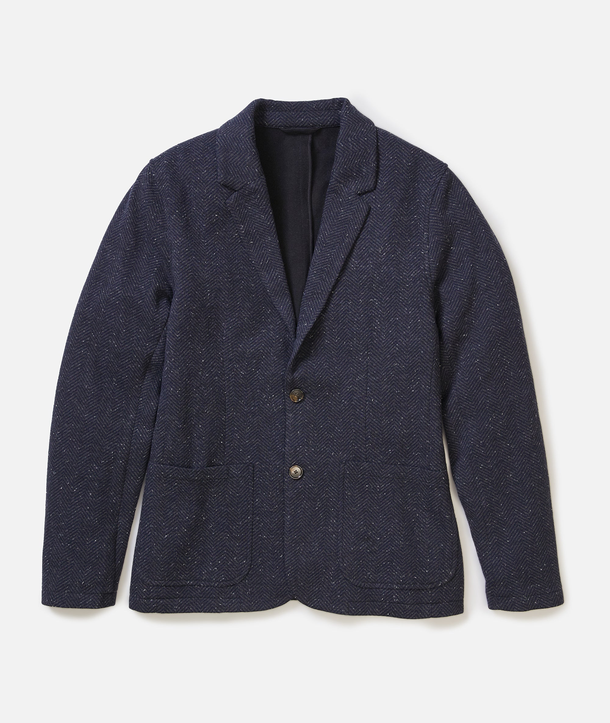 Pacifica Stretch Twill Blazer - Dark Herringbone