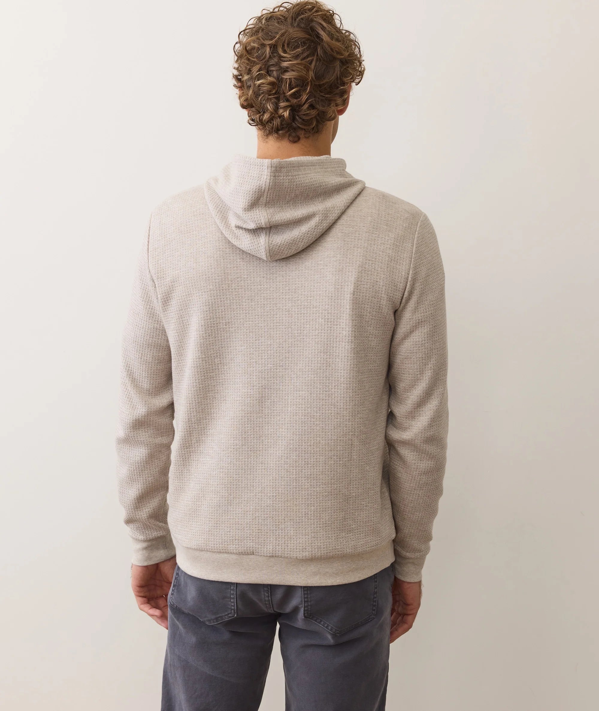 Waffle Hoodie - Oatmeal