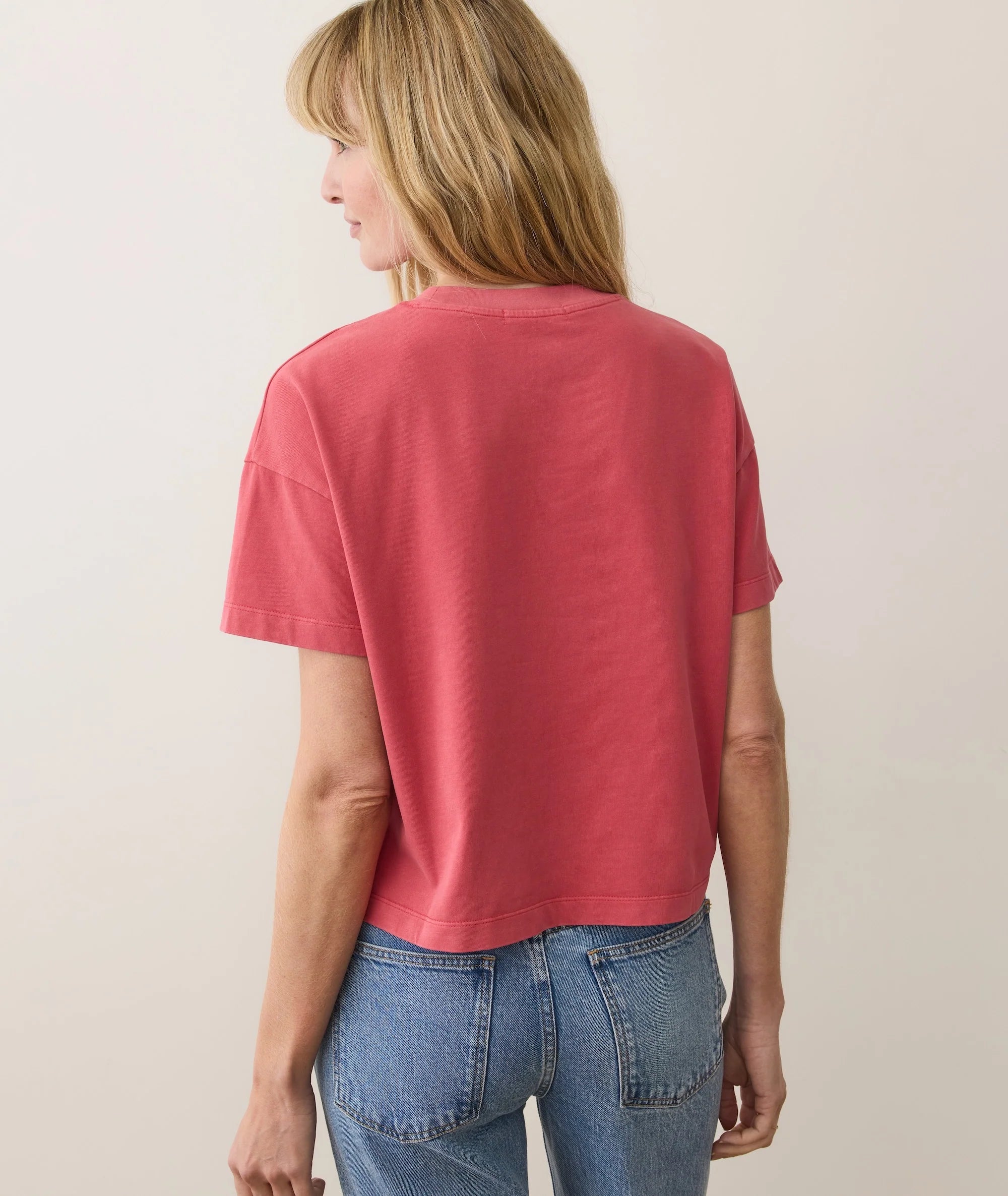 Luxe Jersey Crew Tee - Baked Apple