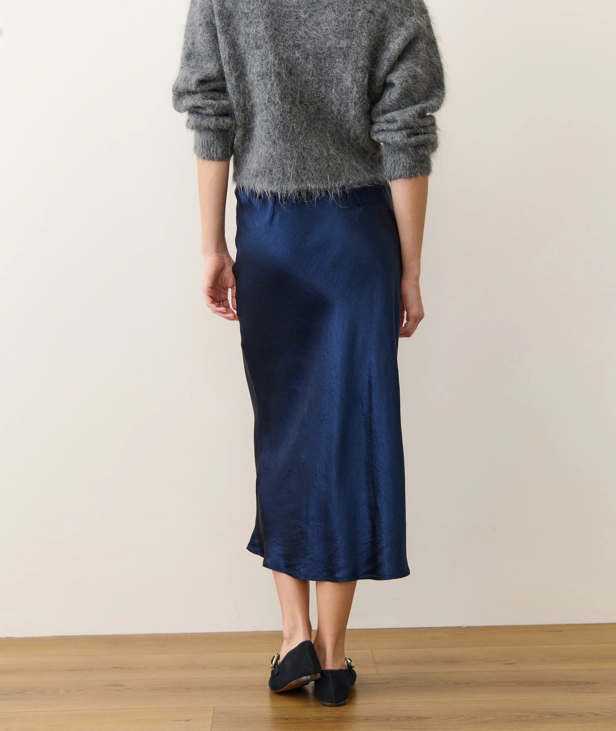 Gabrielle Slip Skirt - Navy