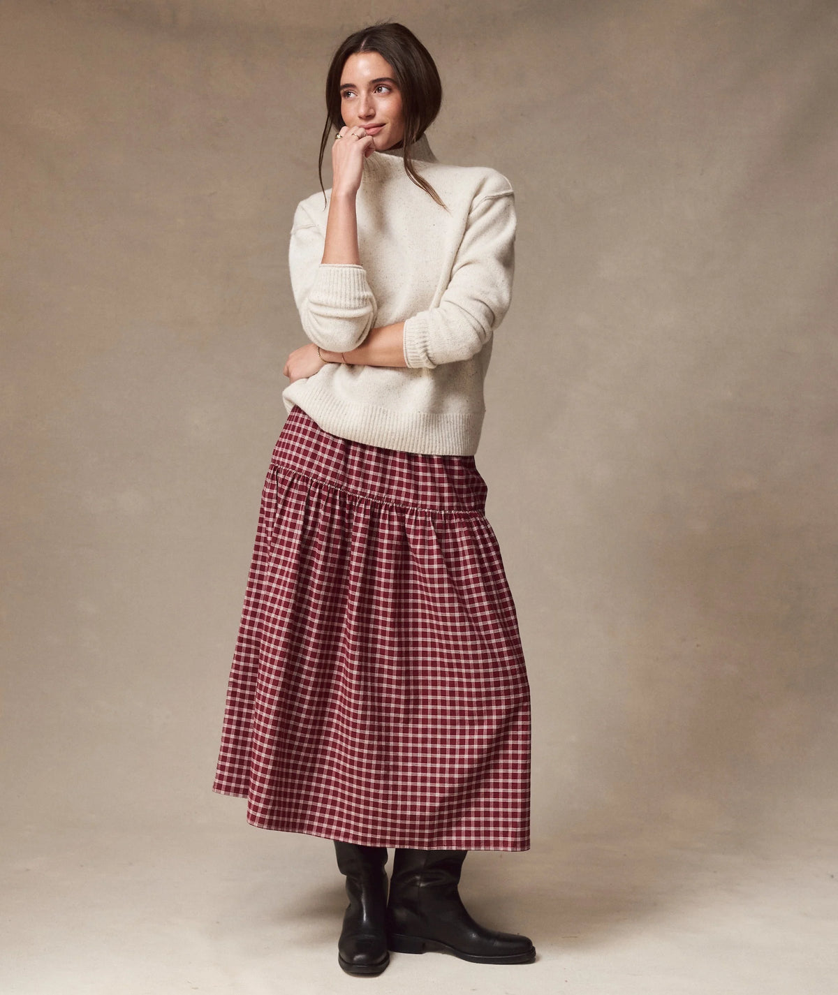 Coastal Merino Turtleneck Sweater - Ivory