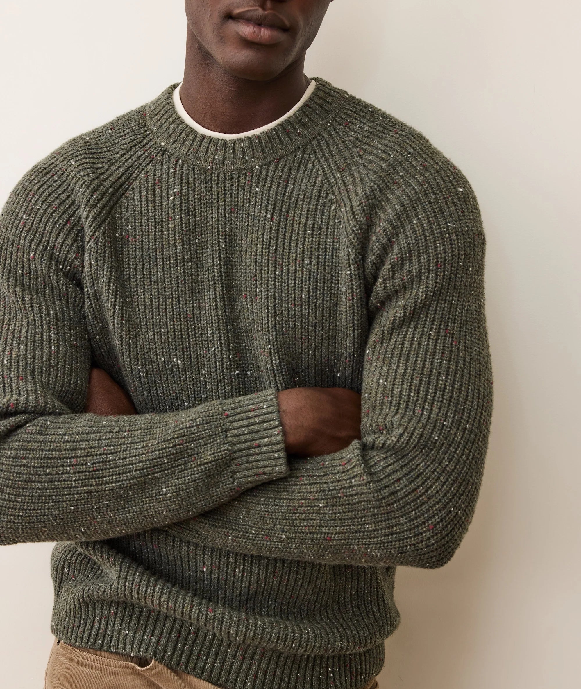 Inverness Crew Sweater - Green Gables Neps