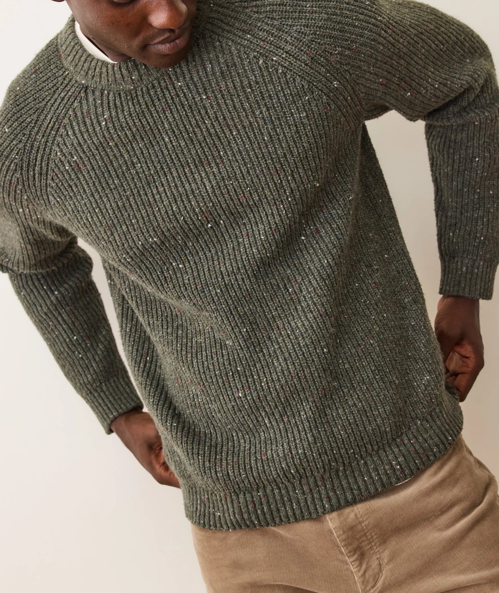 Inverness Crew Sweater - Green Gables Neps