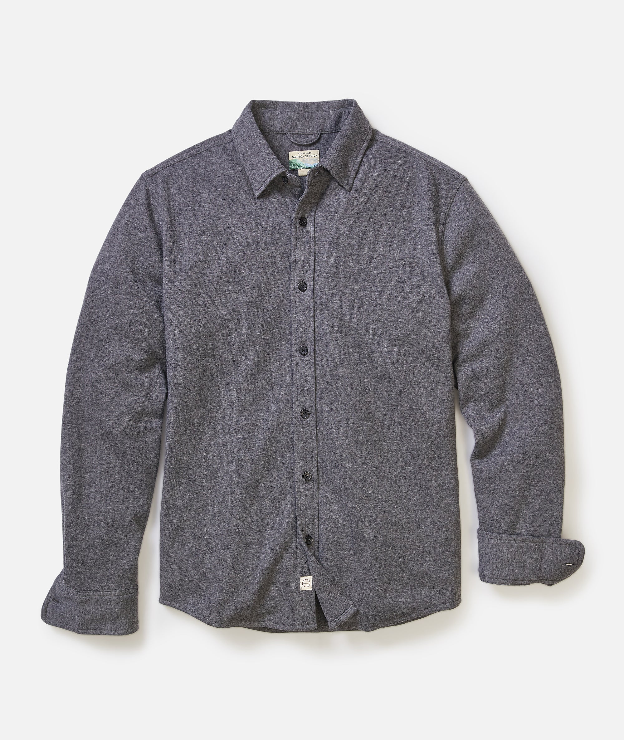 Pacifica Stretch Twill Shirt - Charcoal Heather