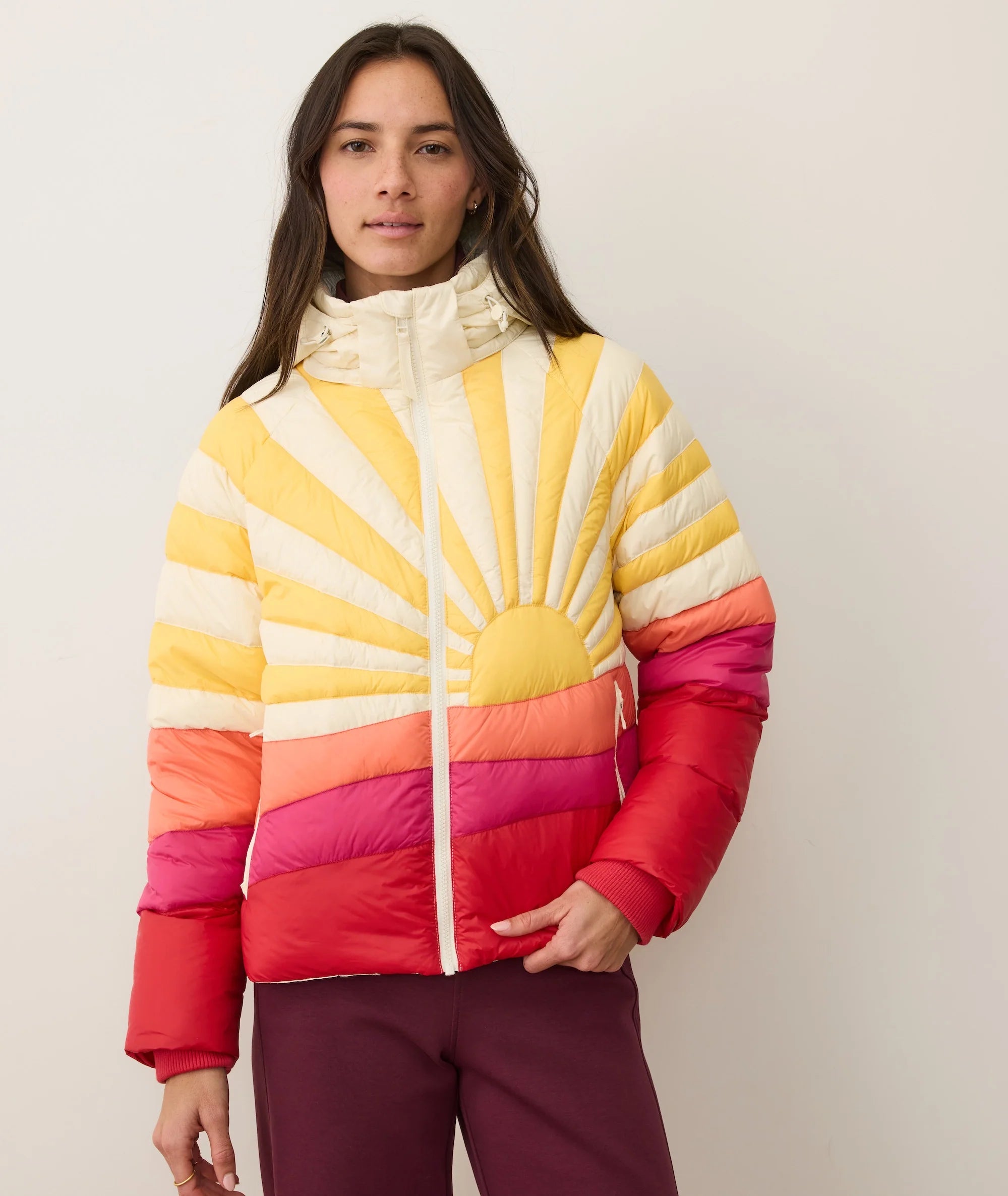 Sunbeam Puffer Jacket - Warm Burst