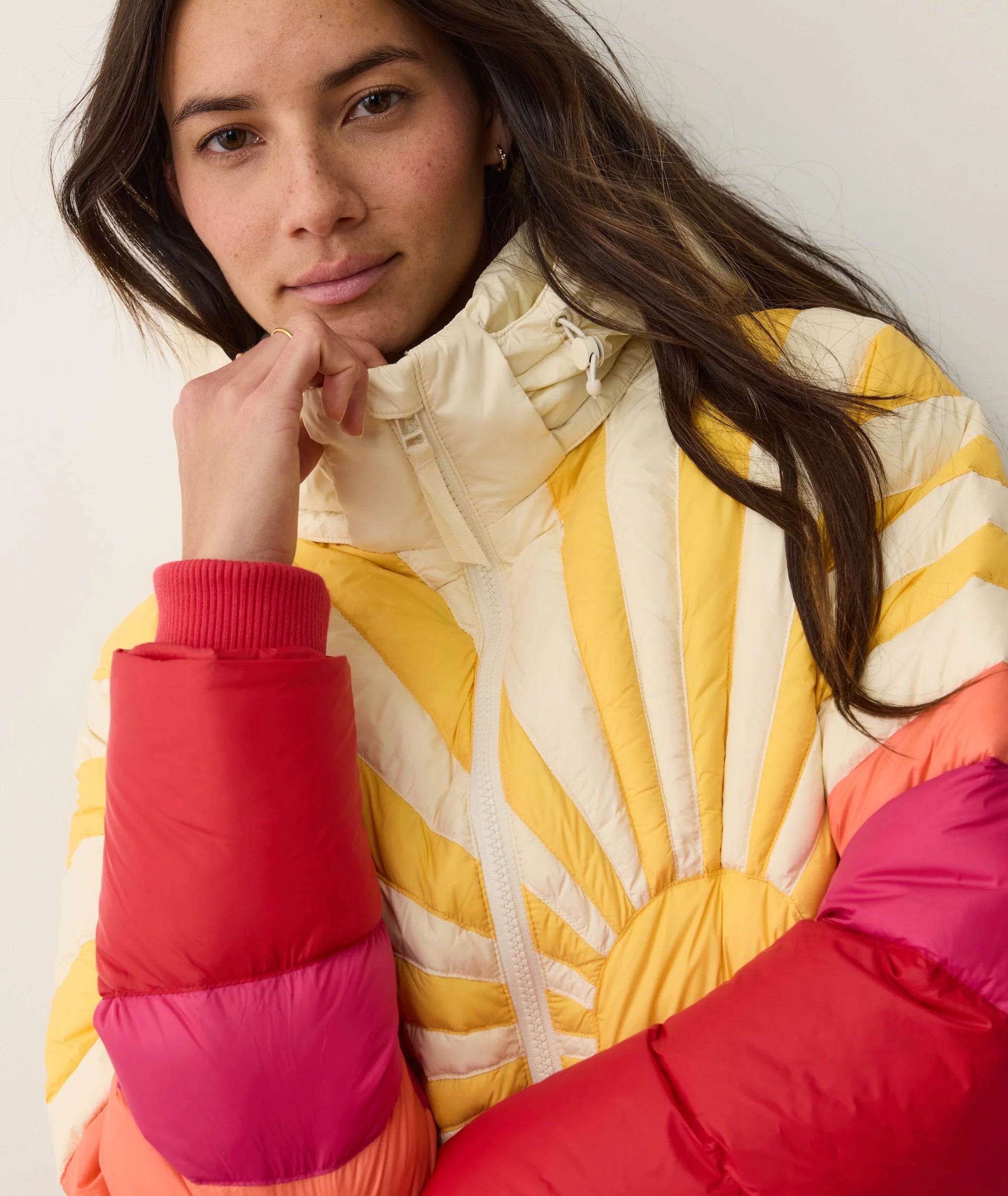 Sunbeam Puffer Jacket - Warm Burst