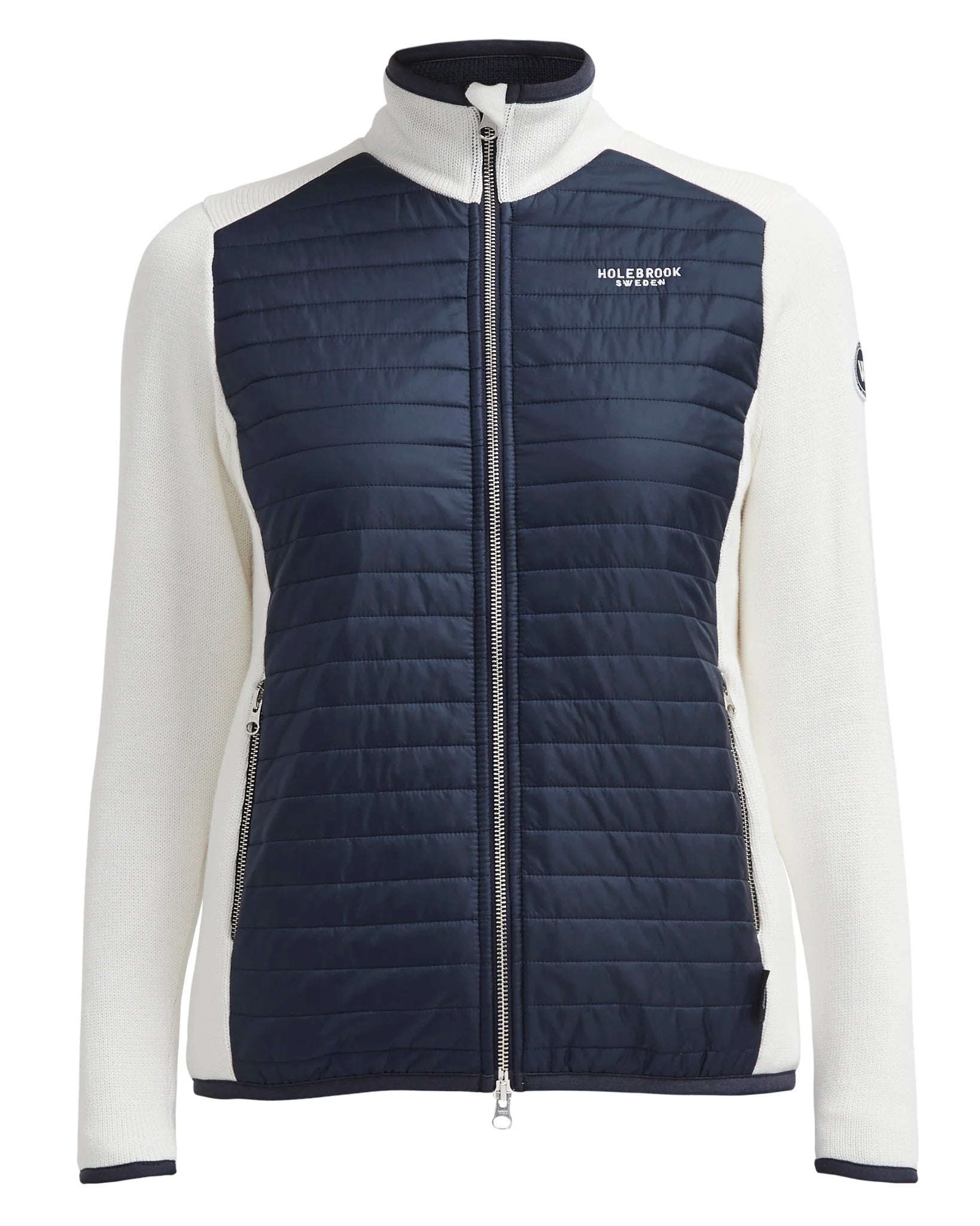 Mimmi Full Zip Windproof Jacket - Off White/Navy