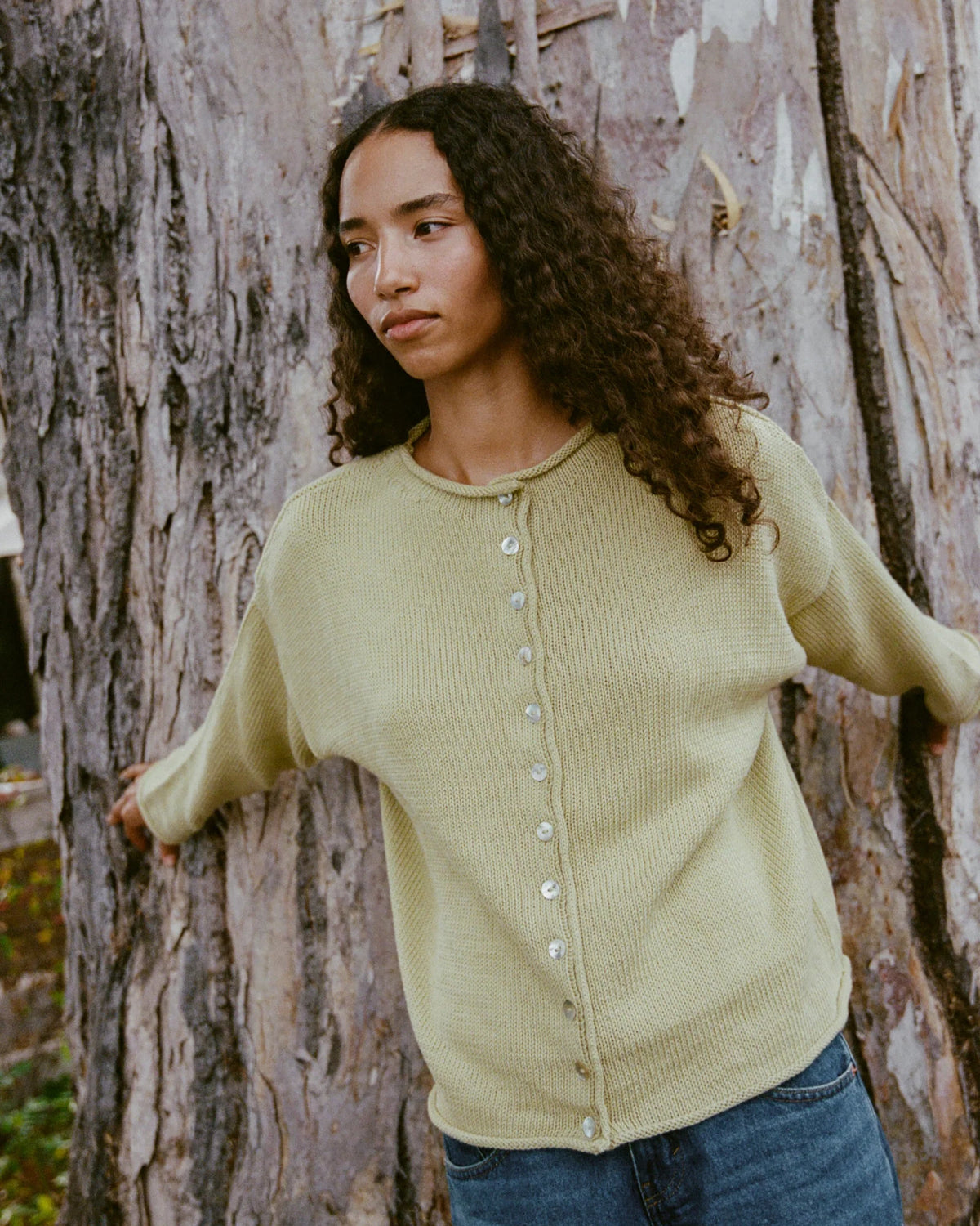 Gemma Cardigan - Fennel