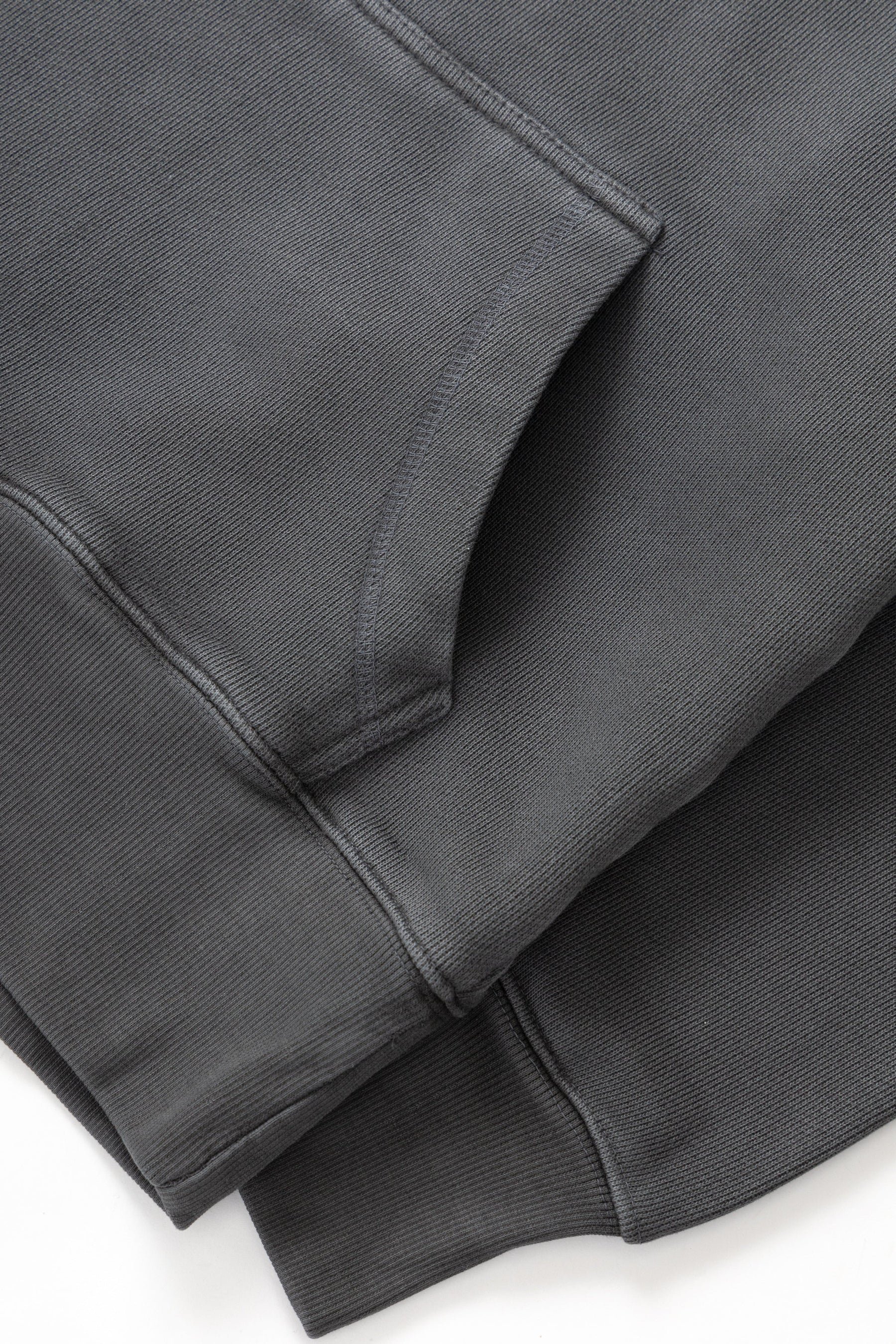 Loopback Hoodie - Washed Black