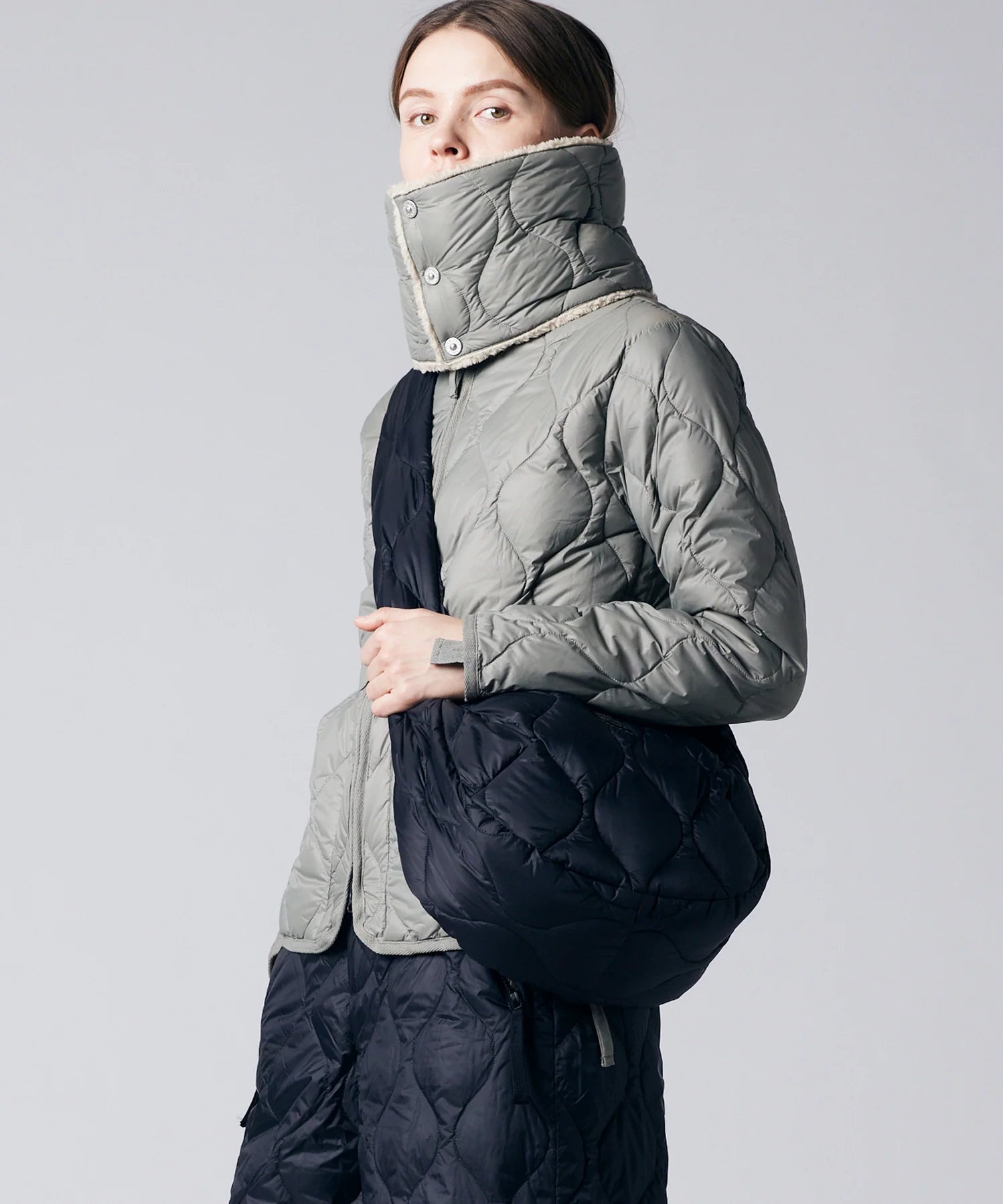 Military Banana Shoulder Down Bag - M